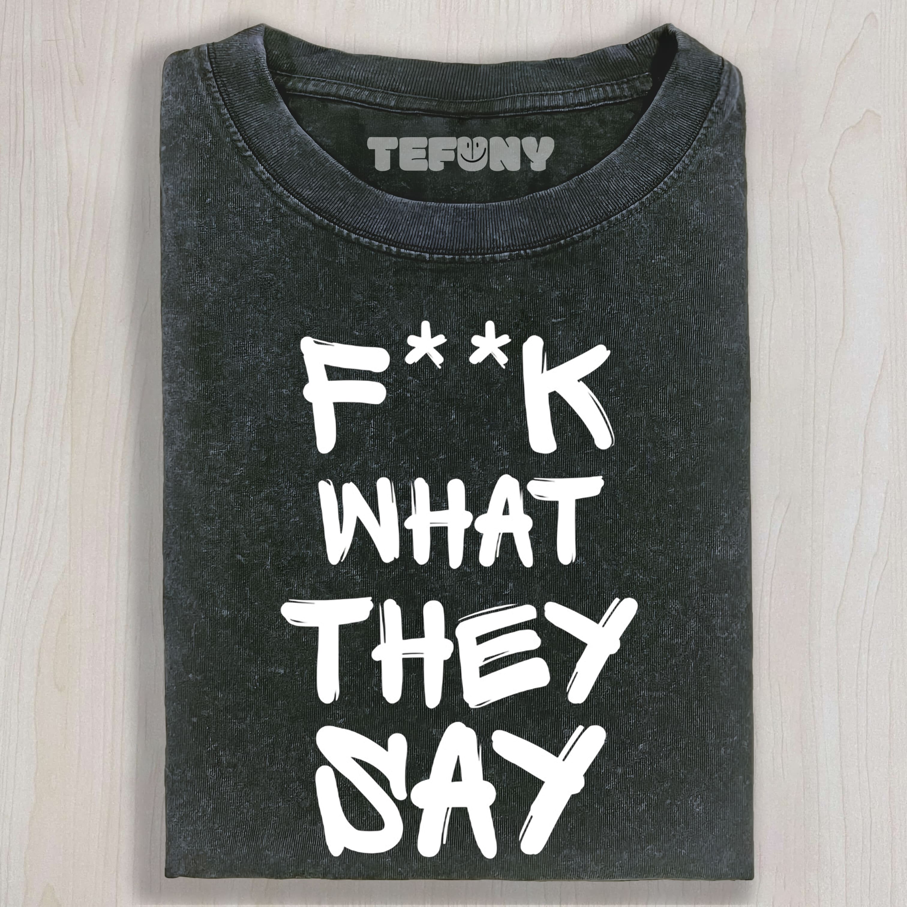 F-K WHAT THEY SAY TEE & SWEAT & HOOD