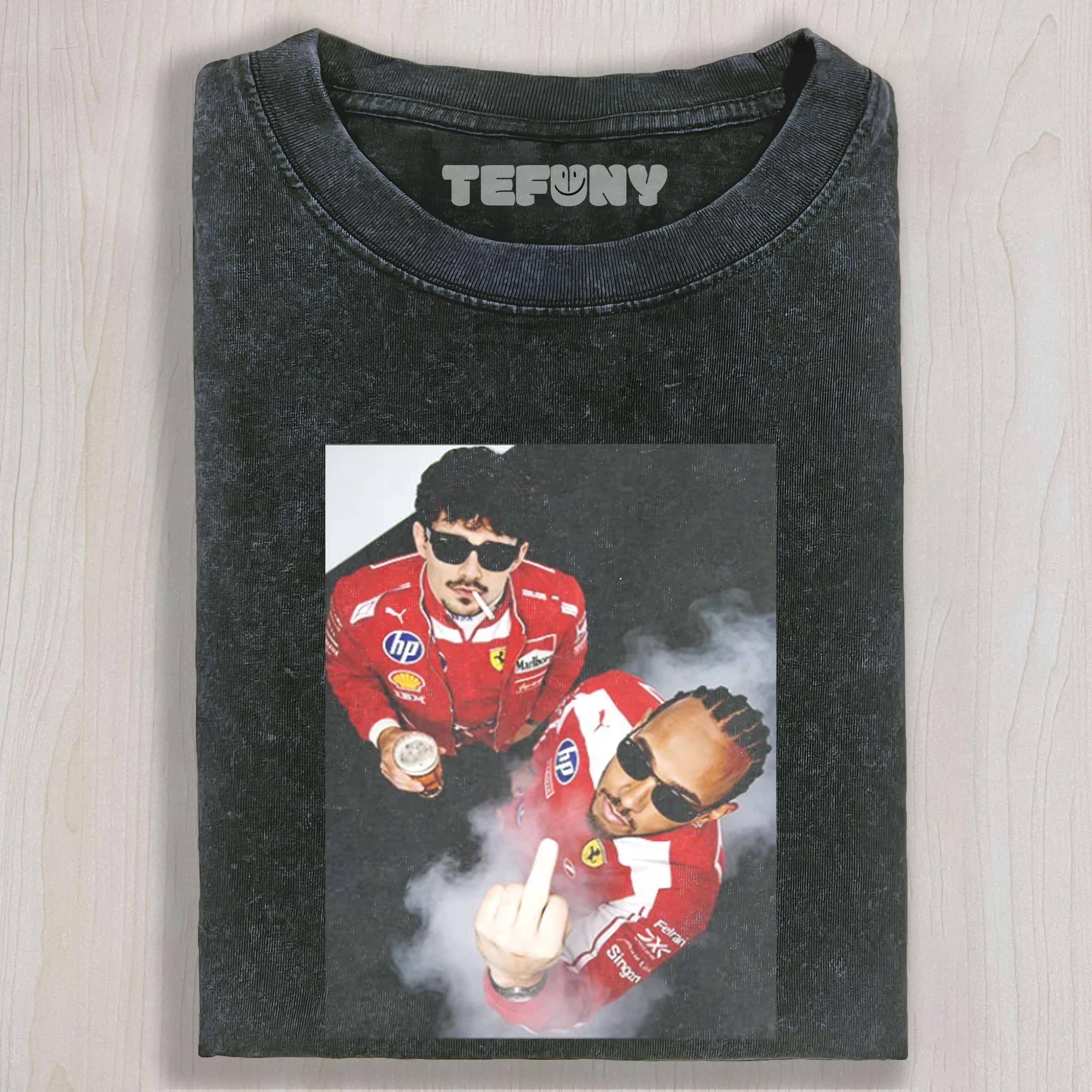 F1 CHARLES & LEWIS FERRARI TEE & SWEAT & HOOD
