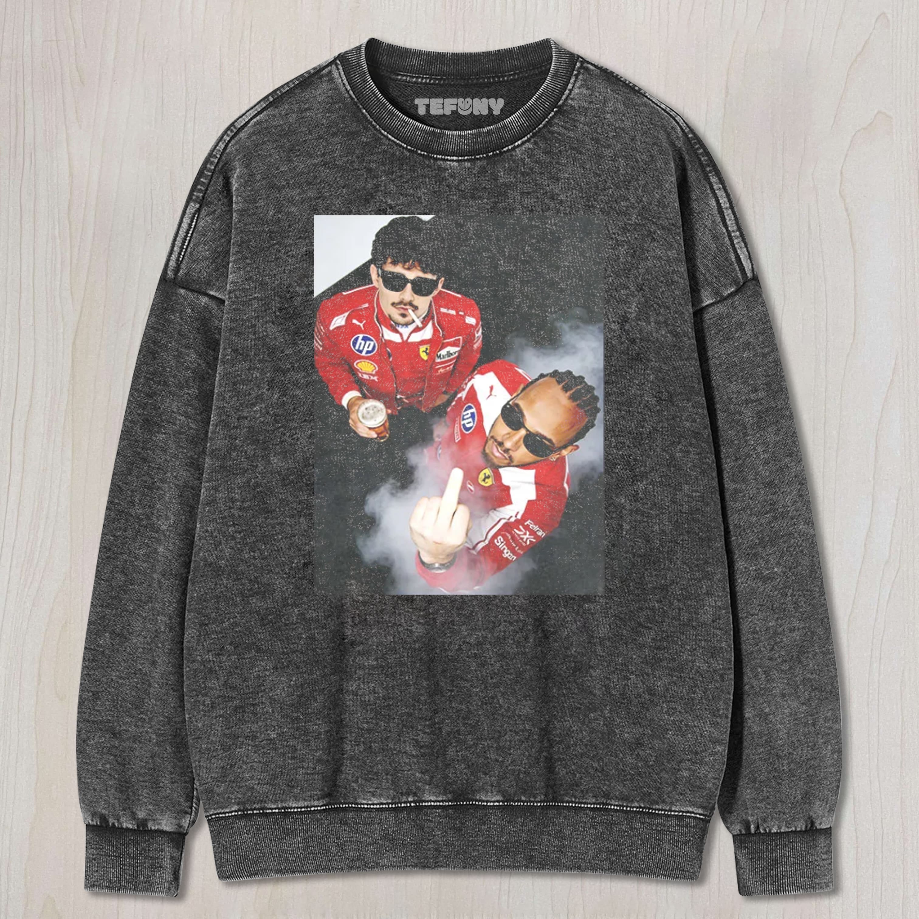 F1 CHARLES & LEWIS FERRARI TEE & SWEAT & HOOD