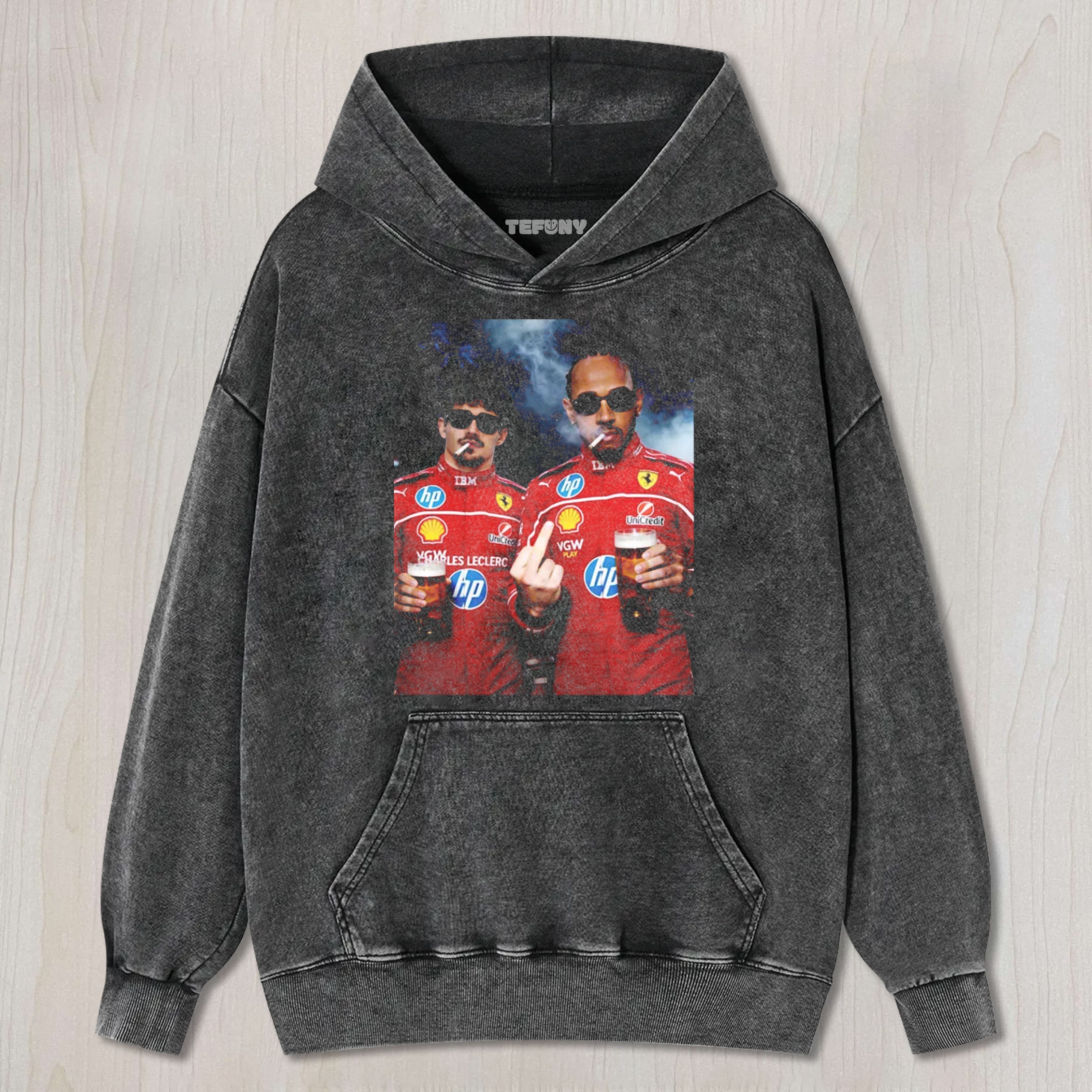 F1 CHARLES & LEWIS FERRARI-2 TEE & SWEAT & HOOD