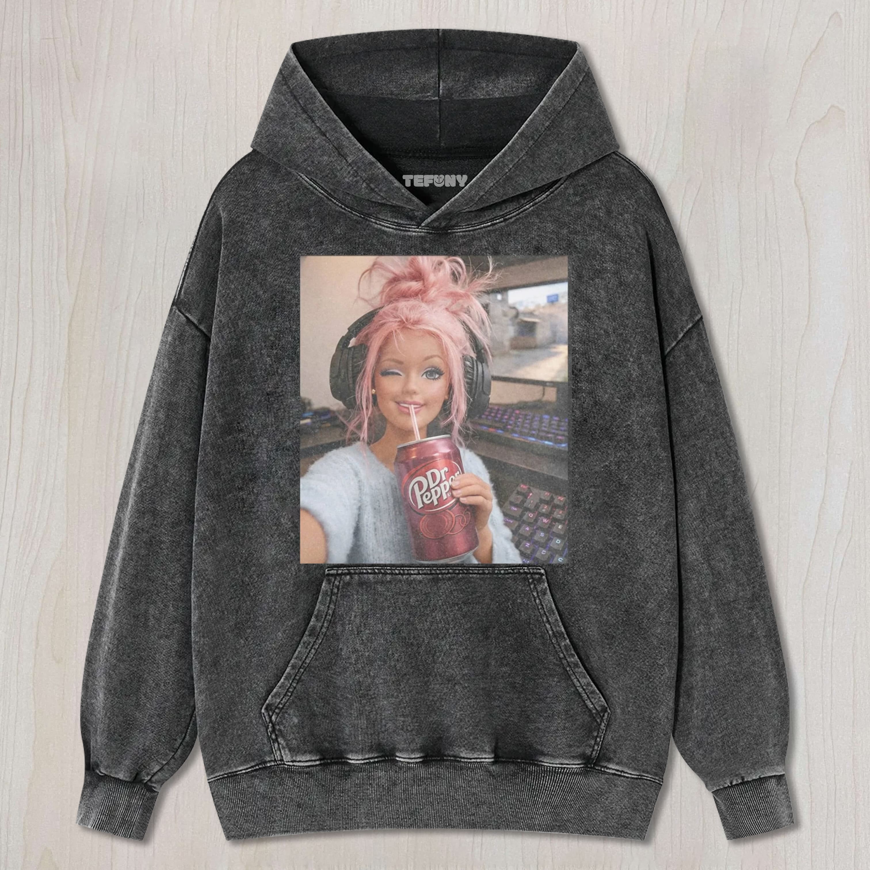 FACE DOLL GIRL FUNNY MEME1 UNISEX TEE, TANK TOP, LAYERED LS, SWEATSHIRT & HOODIE