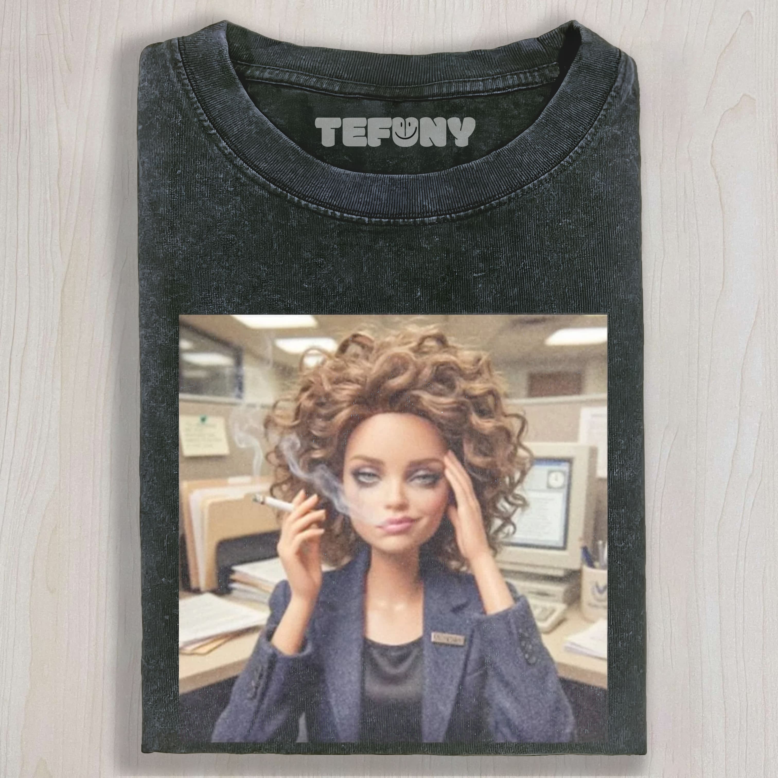 FACE DOLL GIRL FUNNY MEME2 UNISEX TEE, TANK TOP, LAYERED LS, SWEATSHIRT & HOODIE