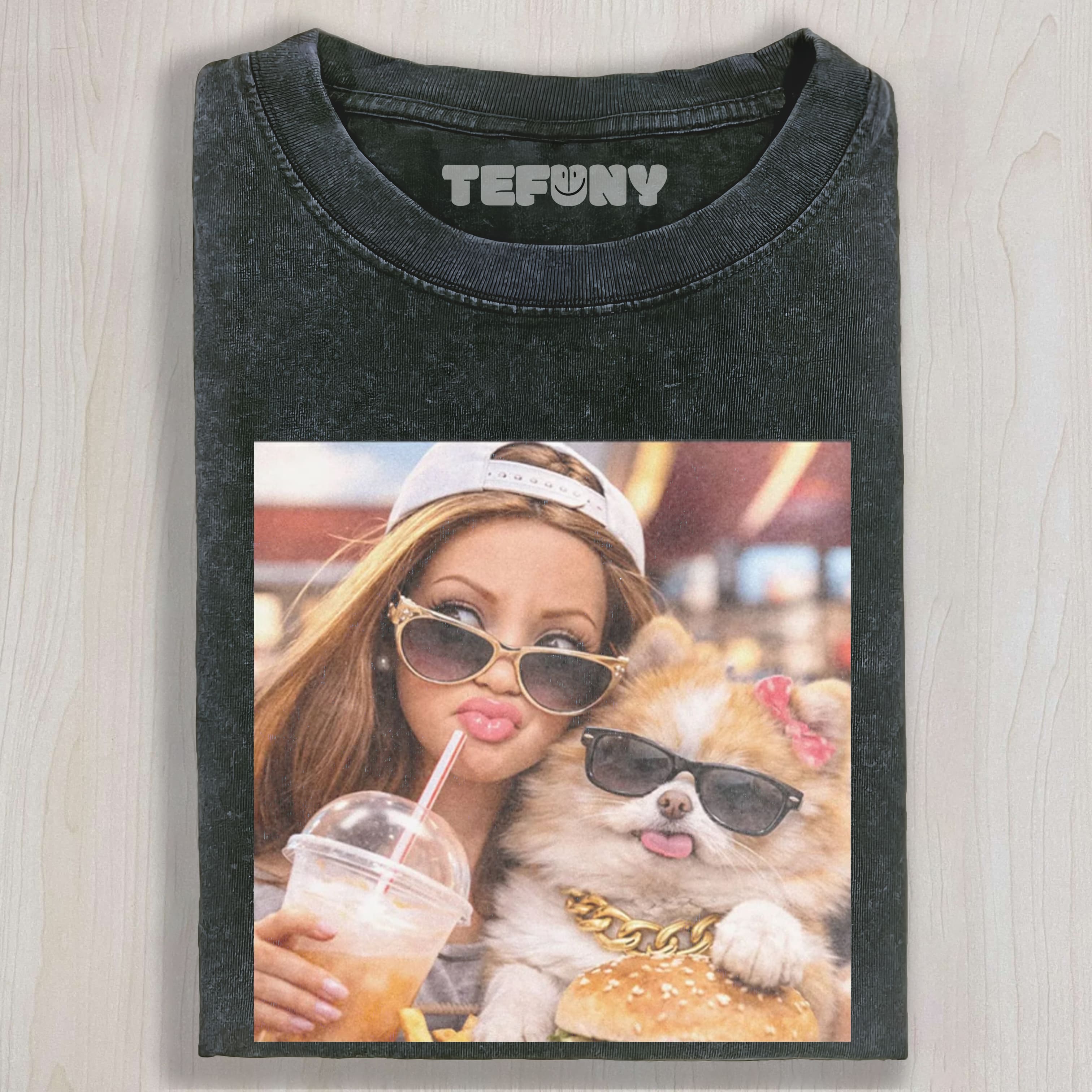 FACE DOLL GIRL FUNNY MEME3 UNISEX TEE, TANK TOP, LAYERED LS, SWEATSHIRT & HOODIE