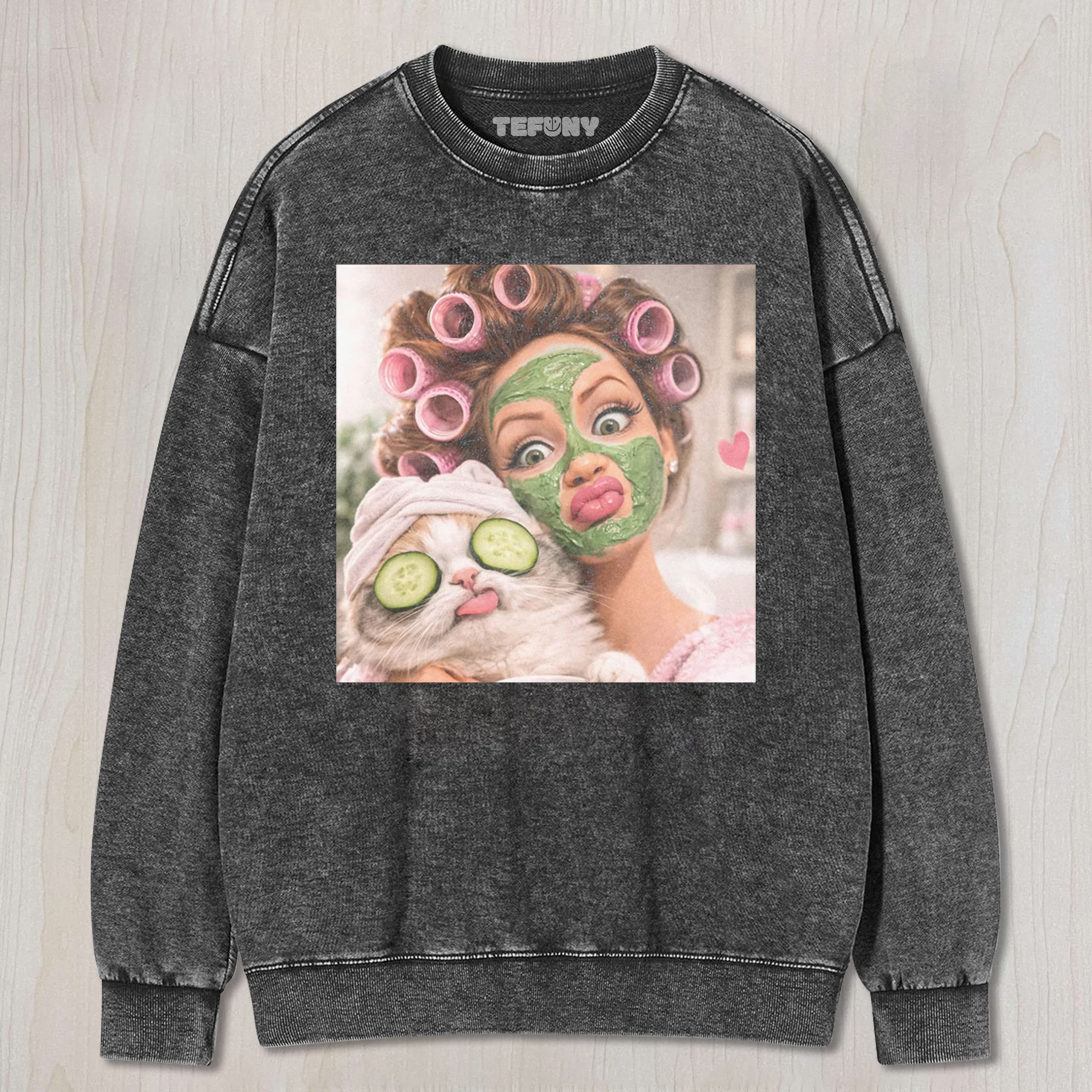 FACE DOLL GIRL FUNNY MEME4 UNISEX TEE, TANK TOP, LAYERED LS, SWEATSHIRT & HOODIE