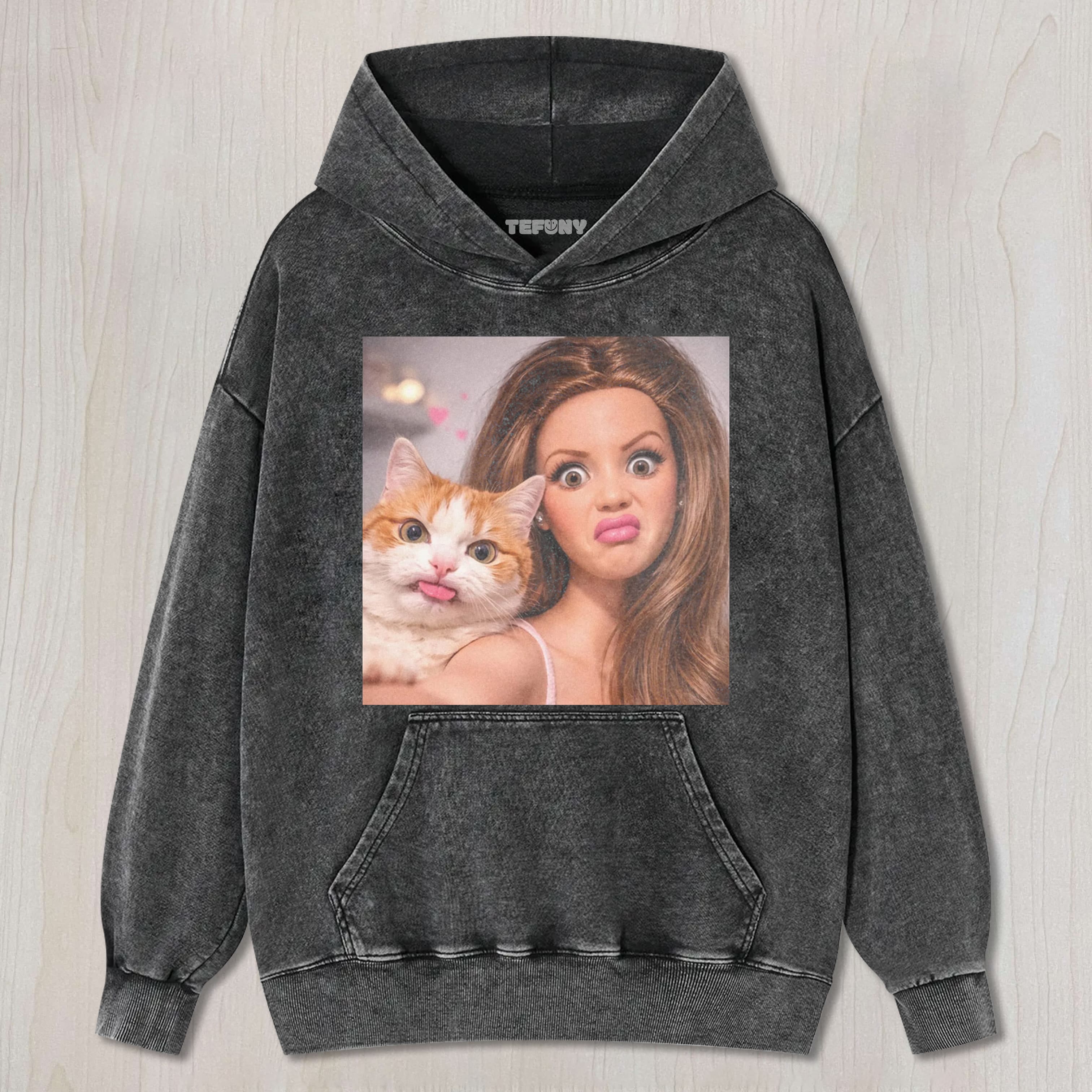 FACE DOLL GIRL FUNNY MEME5 UNISEX TEE, TANK TOP, LAYERED LS, SWEATSHIRT & HOODIE