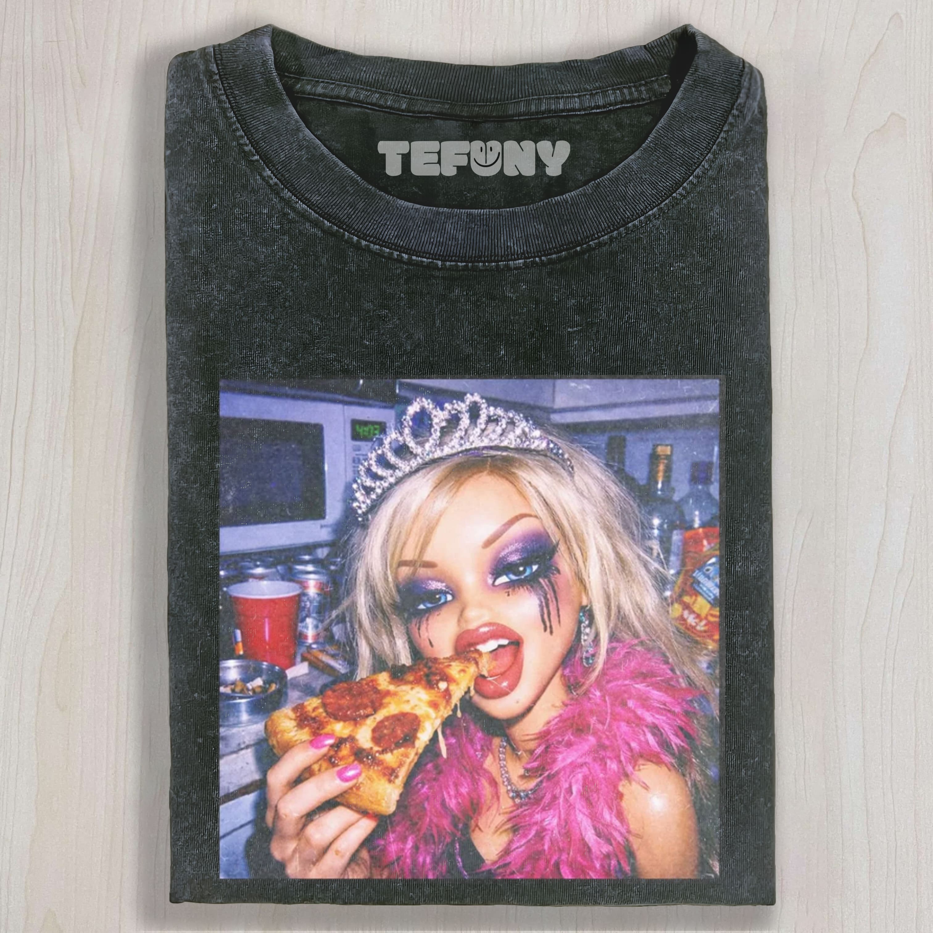 FACE DOLL GIRL FUNNY MEME UNISEX TEE, TANK TOP, LAYERED LS, SWEATSHIRT & HOODIE