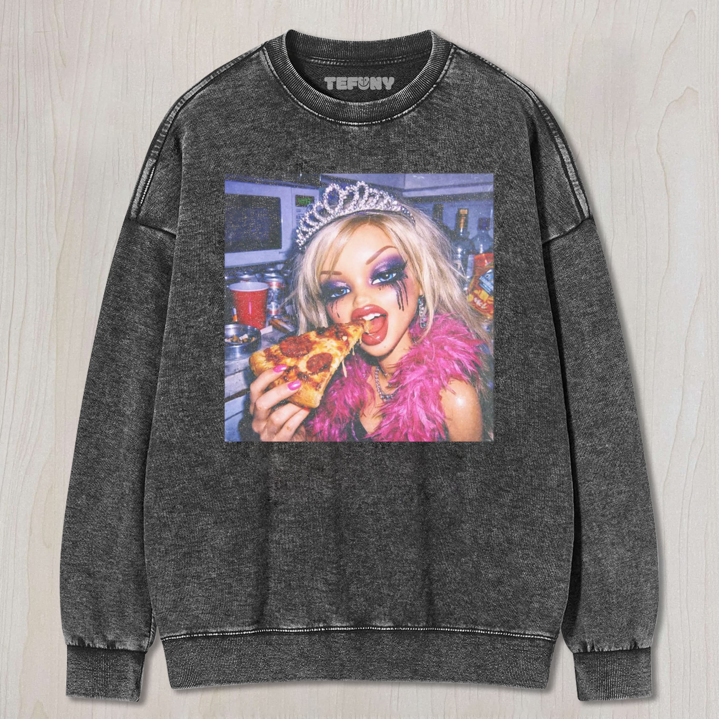 FACE DOLL GIRL FUNNY MEME UNISEX TEE, TANK TOP, LAYERED LS, SWEATSHIRT & HOODIE