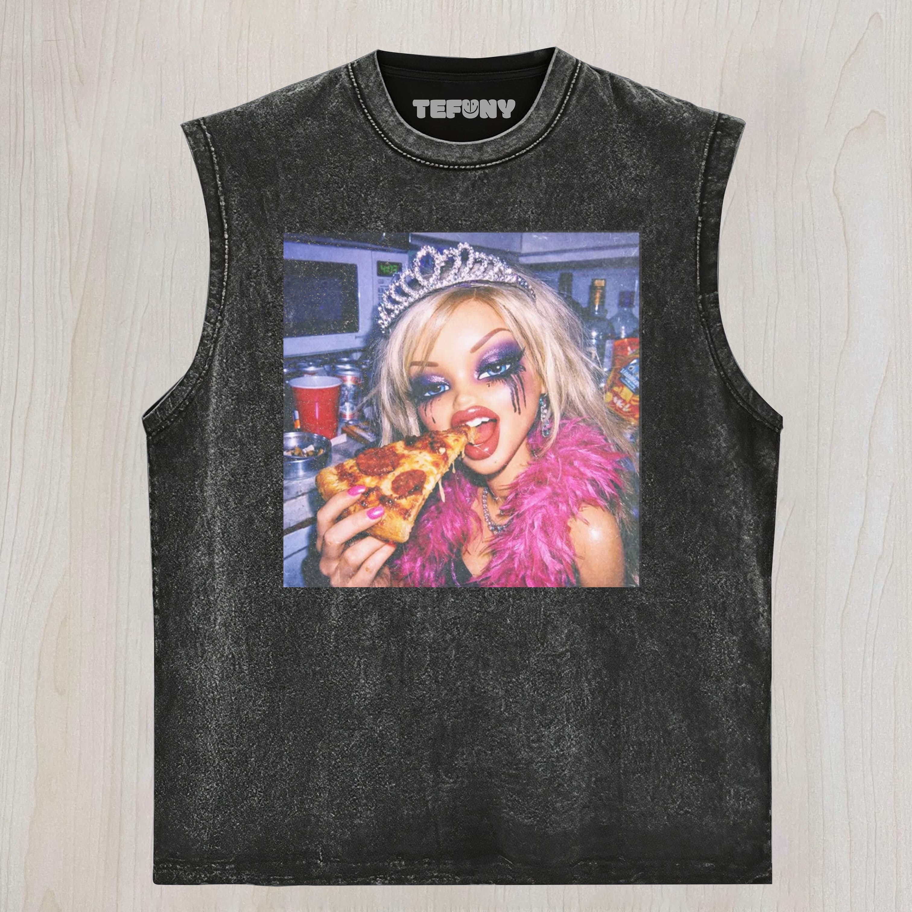 FACE DOLL GIRL FUNNY MEME UNISEX TEE, TANK TOP, LAYERED LS, SWEATSHIRT & HOODIE