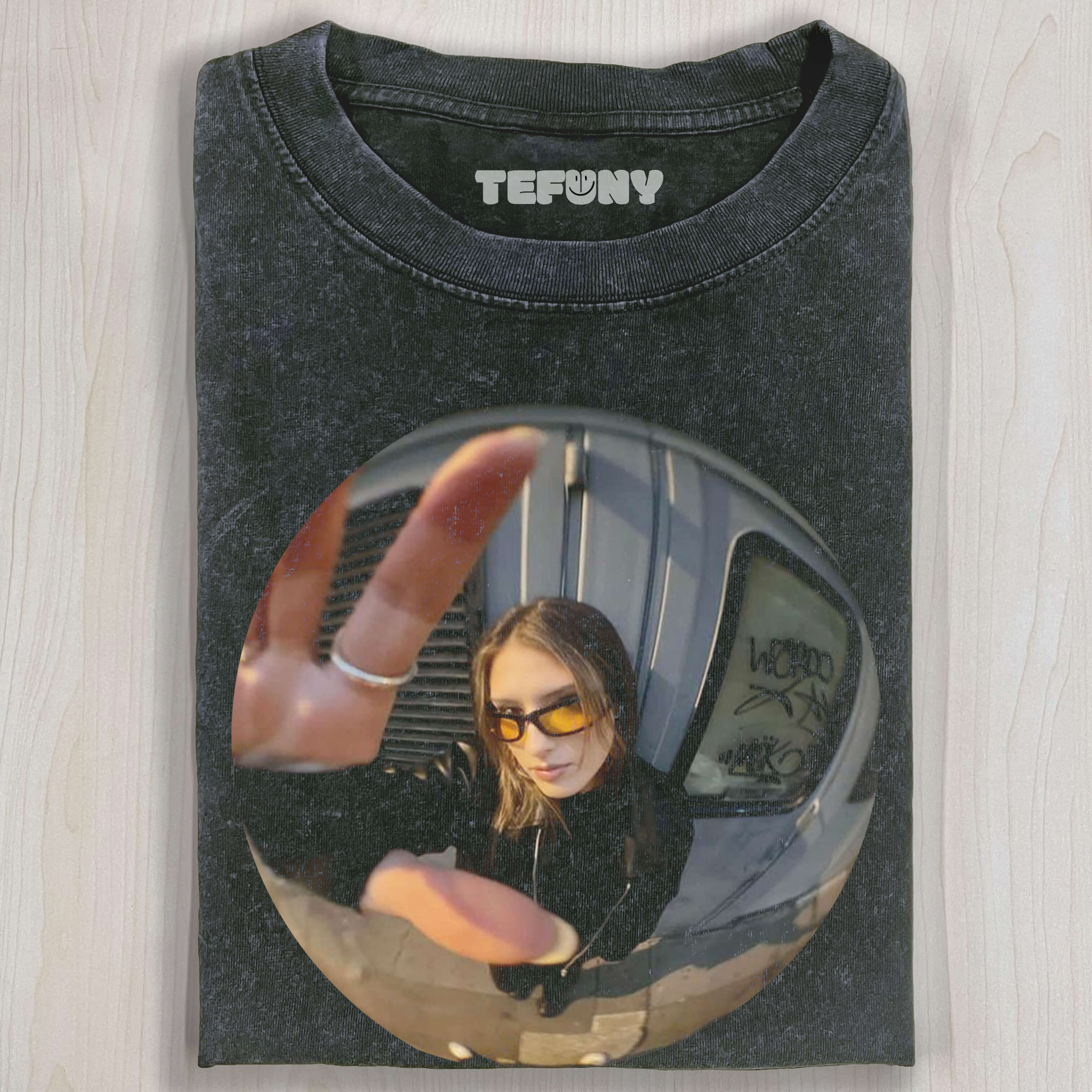FACING THE CAMERA T-SHIRT