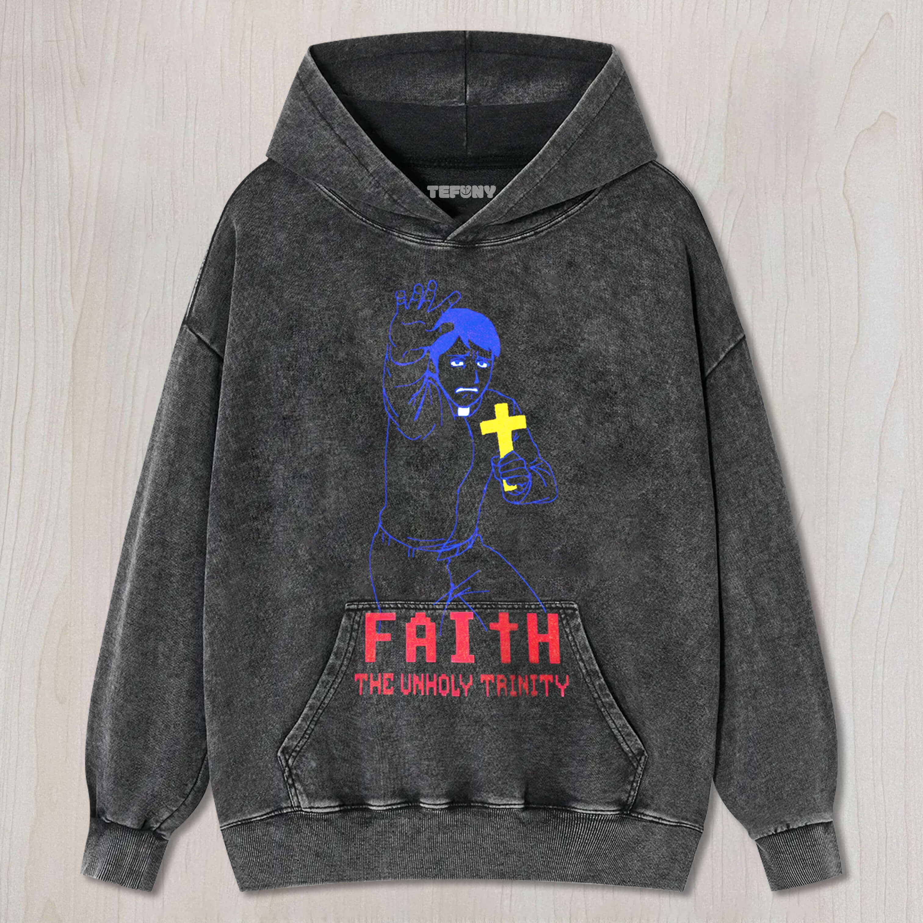 FAITH THE UNHOLY TRINITY TEE & SWEAT & HOOD