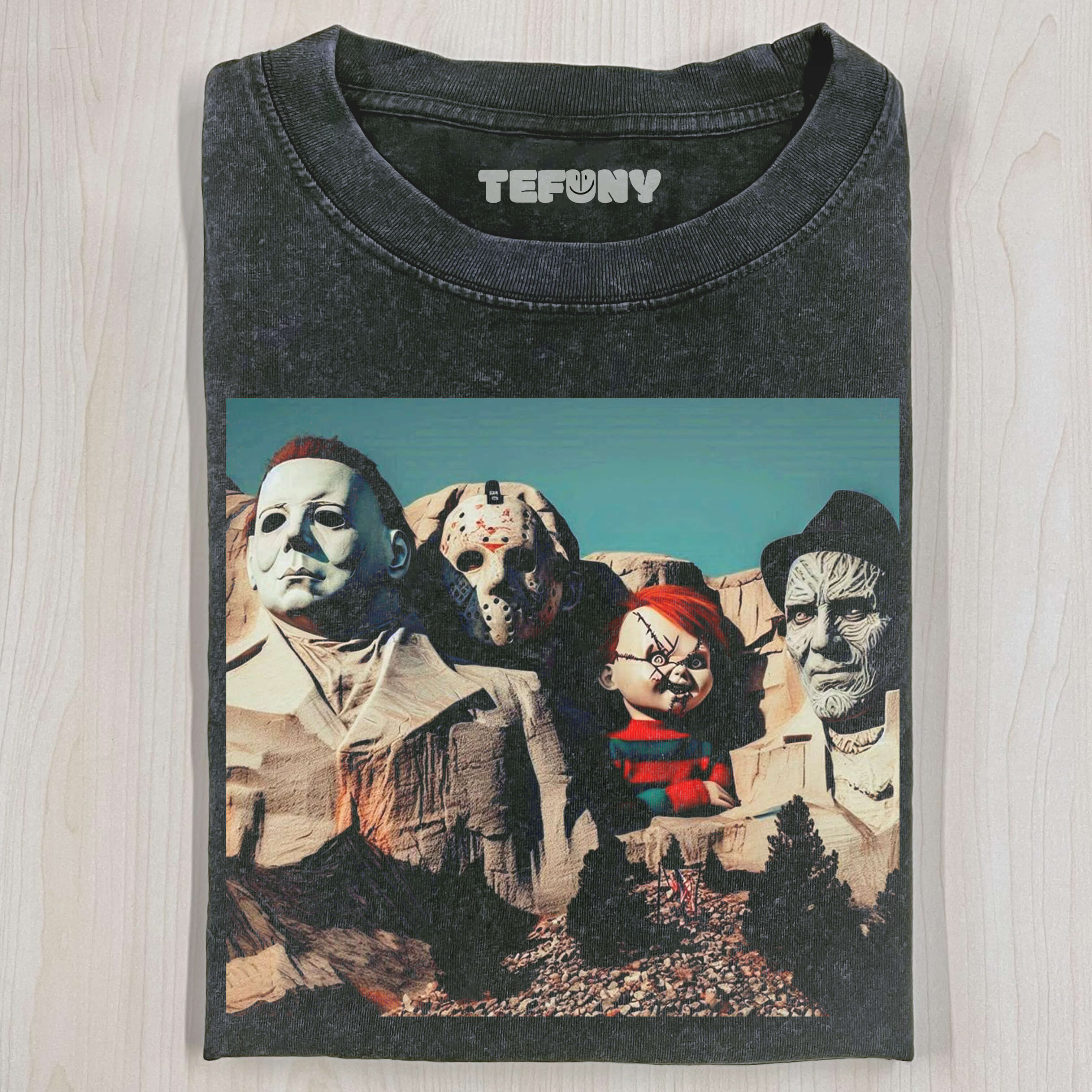 FAMOUS MOUNTAIN OF HORROR T-SHIRT