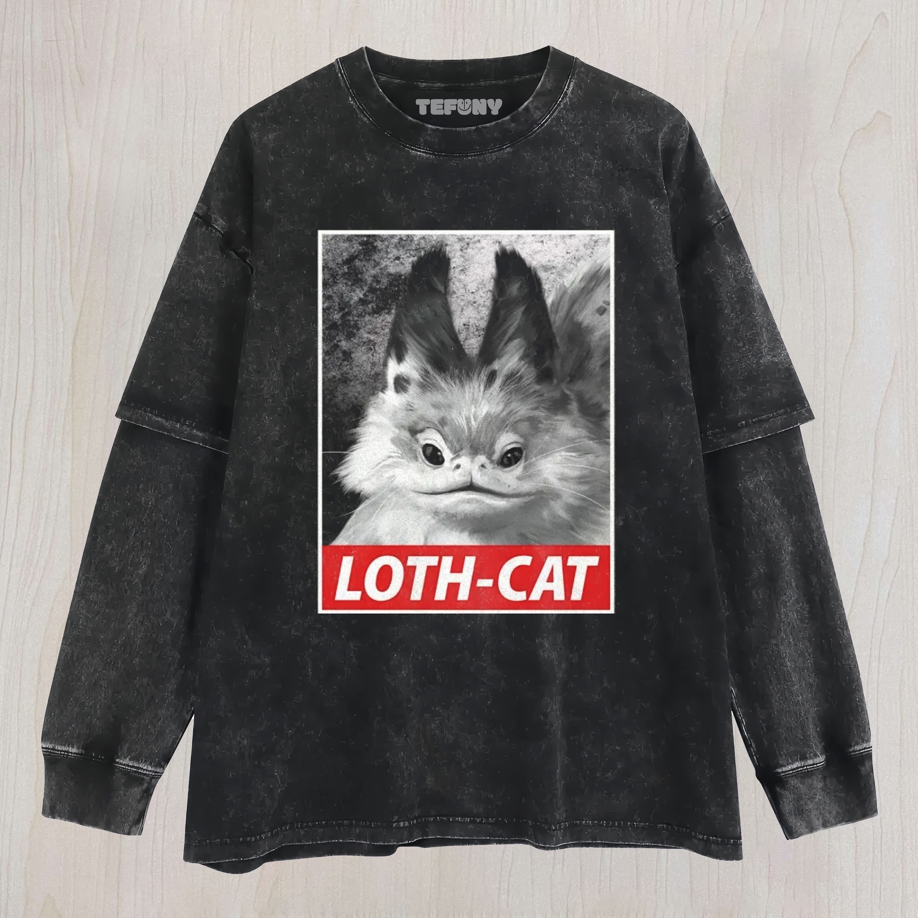 FANTASY FELINE WASHED UNISEX TEE, TANK TOP, LAYERED LS, SWEATSHIRT & HOODIE