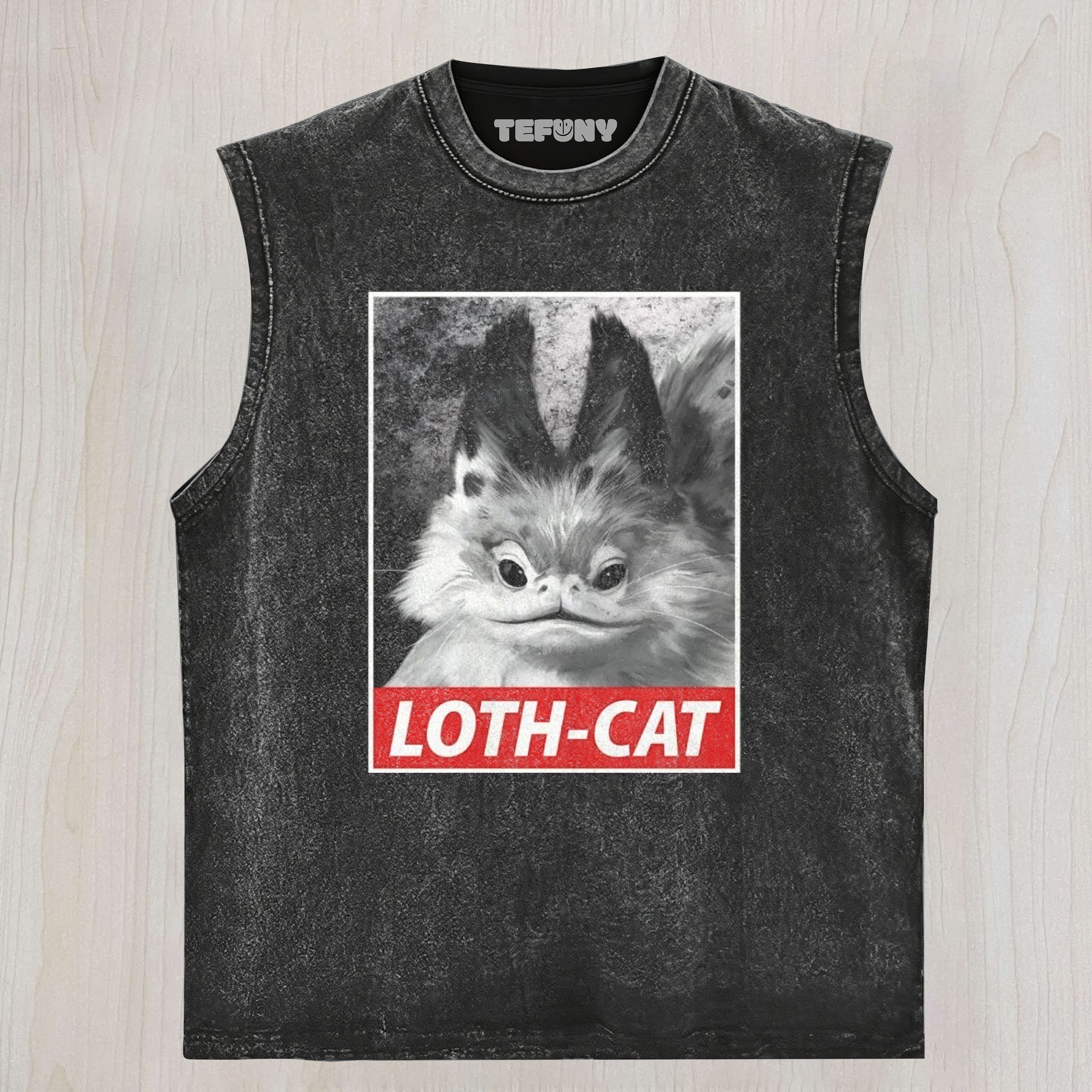 FANTASY FELINE WASHED UNISEX TEE, TANK TOP, LAYERED LS, SWEATSHIRT & HOODIE