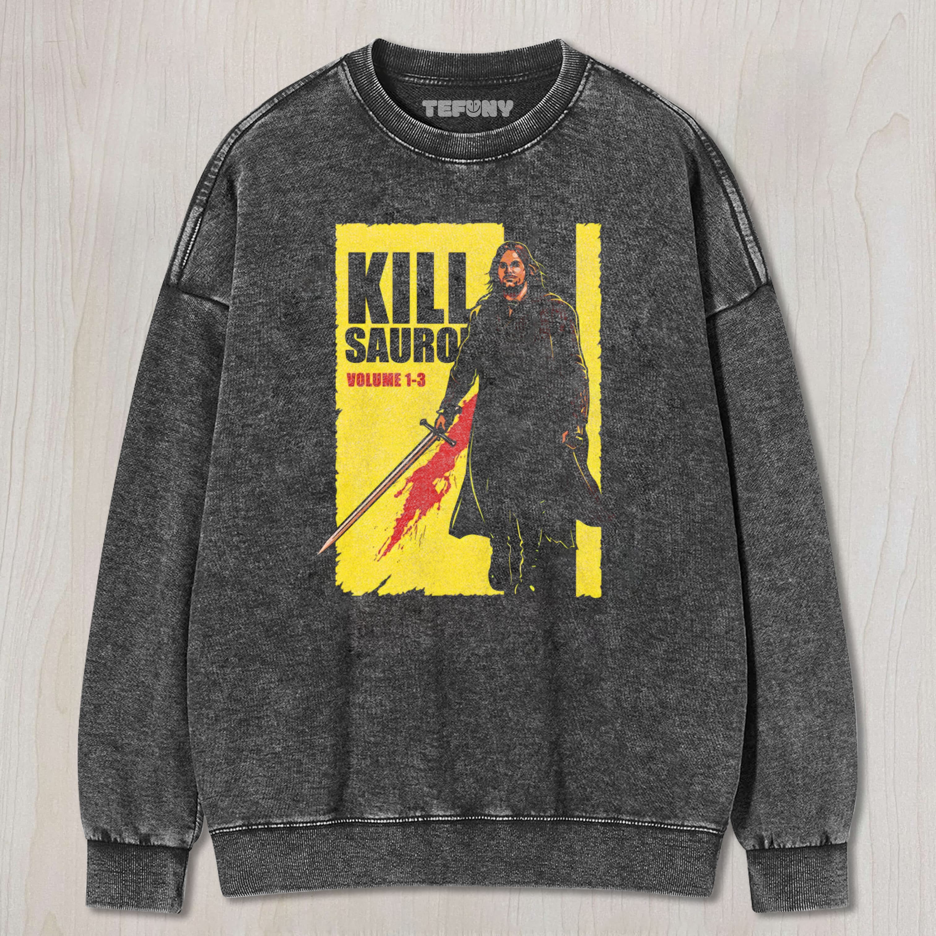 FANTASY ACTION PARODY WASHED TEE & SWEAT & HOOD