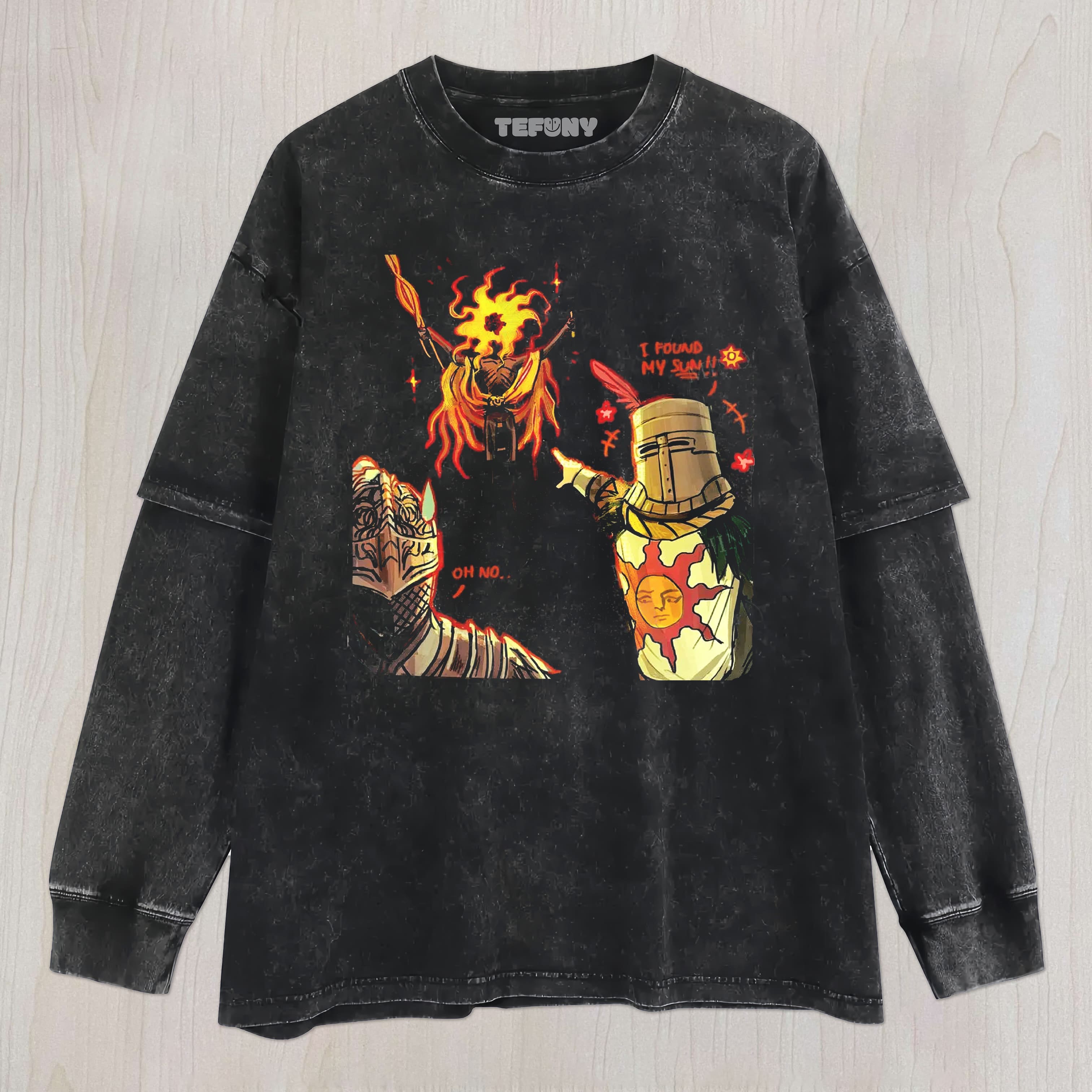 FANTASY KNIGHTS COMIC GAME UNISEX TEE, TANK TOP, LAYERED LS, SWEATSHIRT & HOODIE