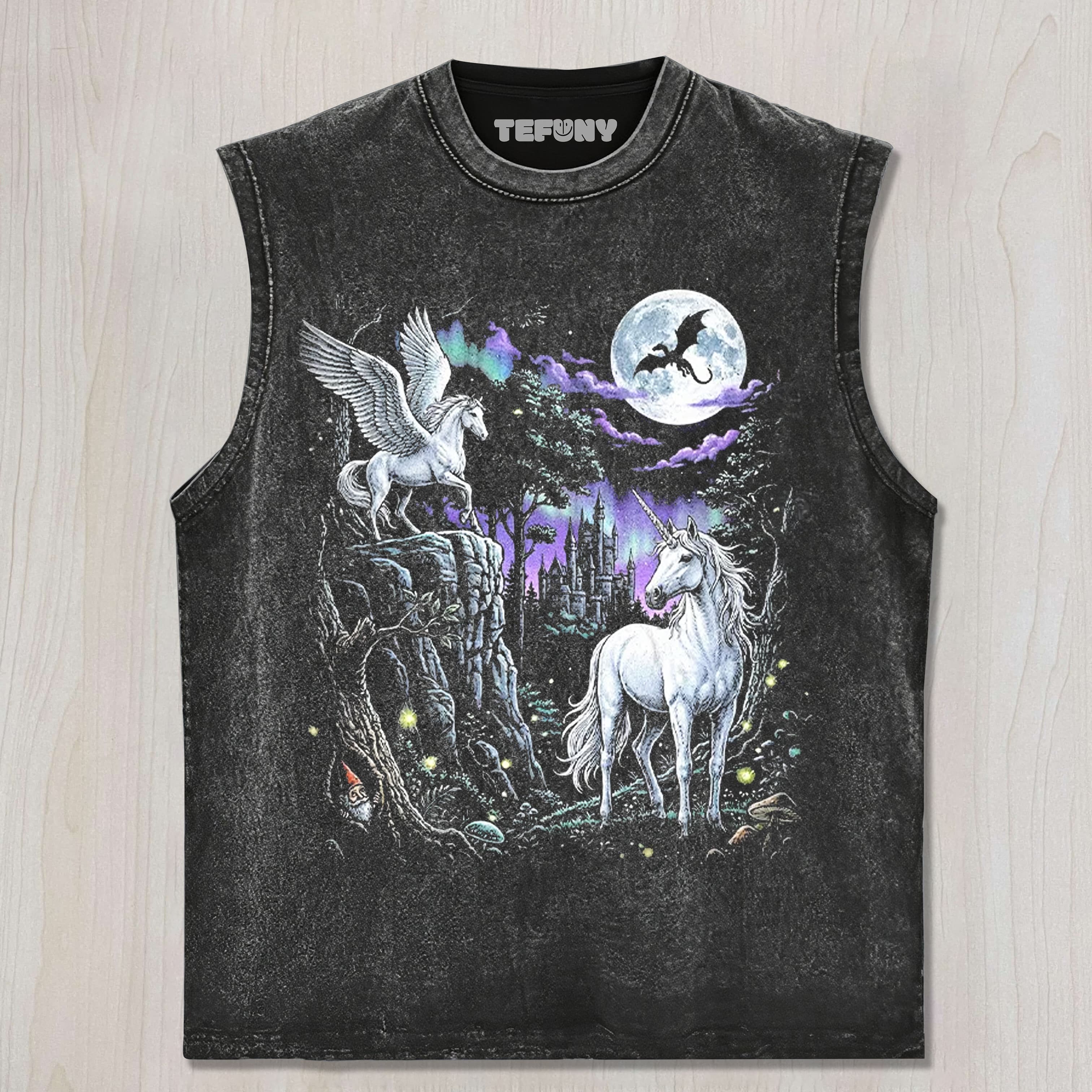 FANTASY UNICORN UNISEX TEE, TANK TOP, LAYERED LS, SWEATSHIRT & HOODIE