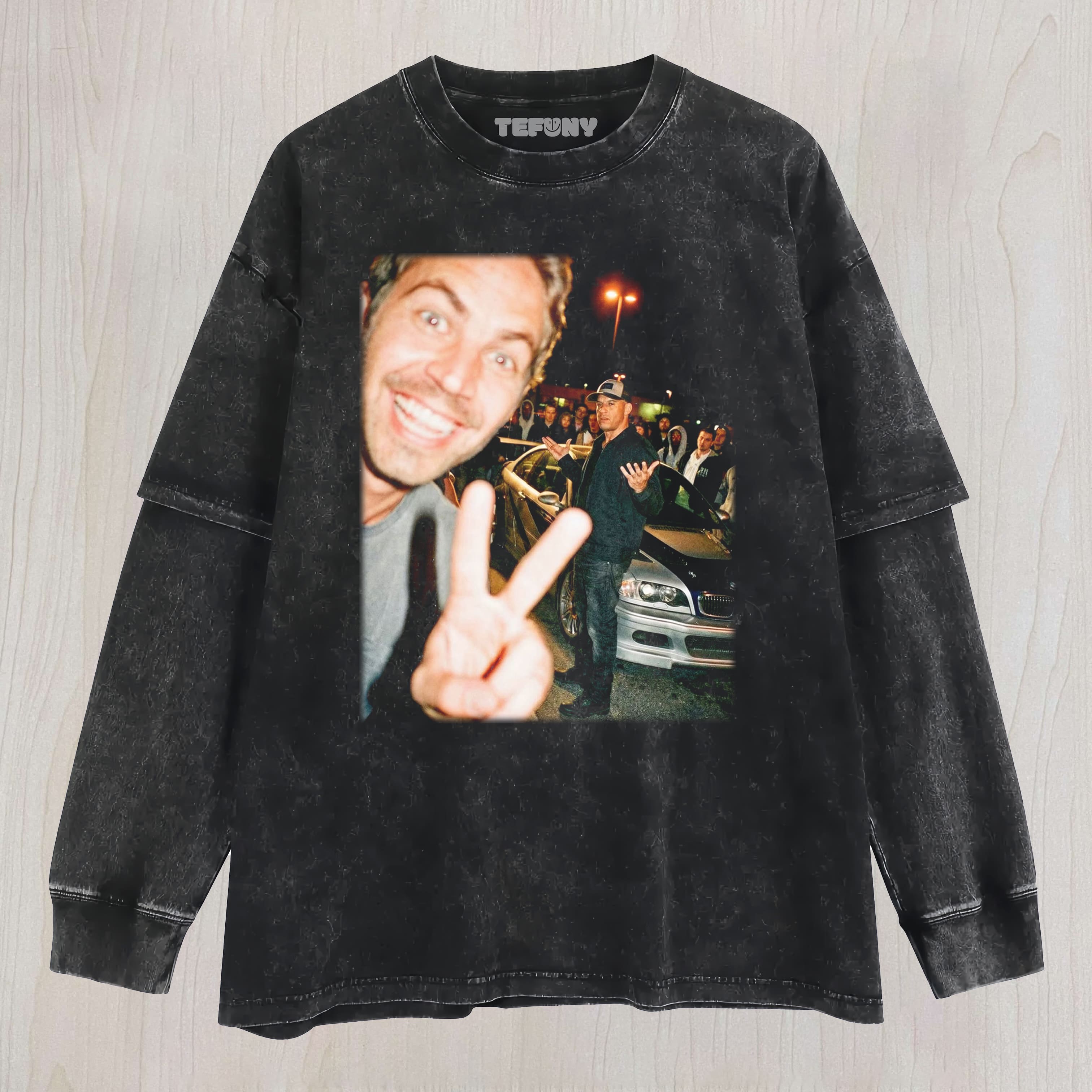 FAST AND FURIOUS V8 LAYERED LONG SLEEVE