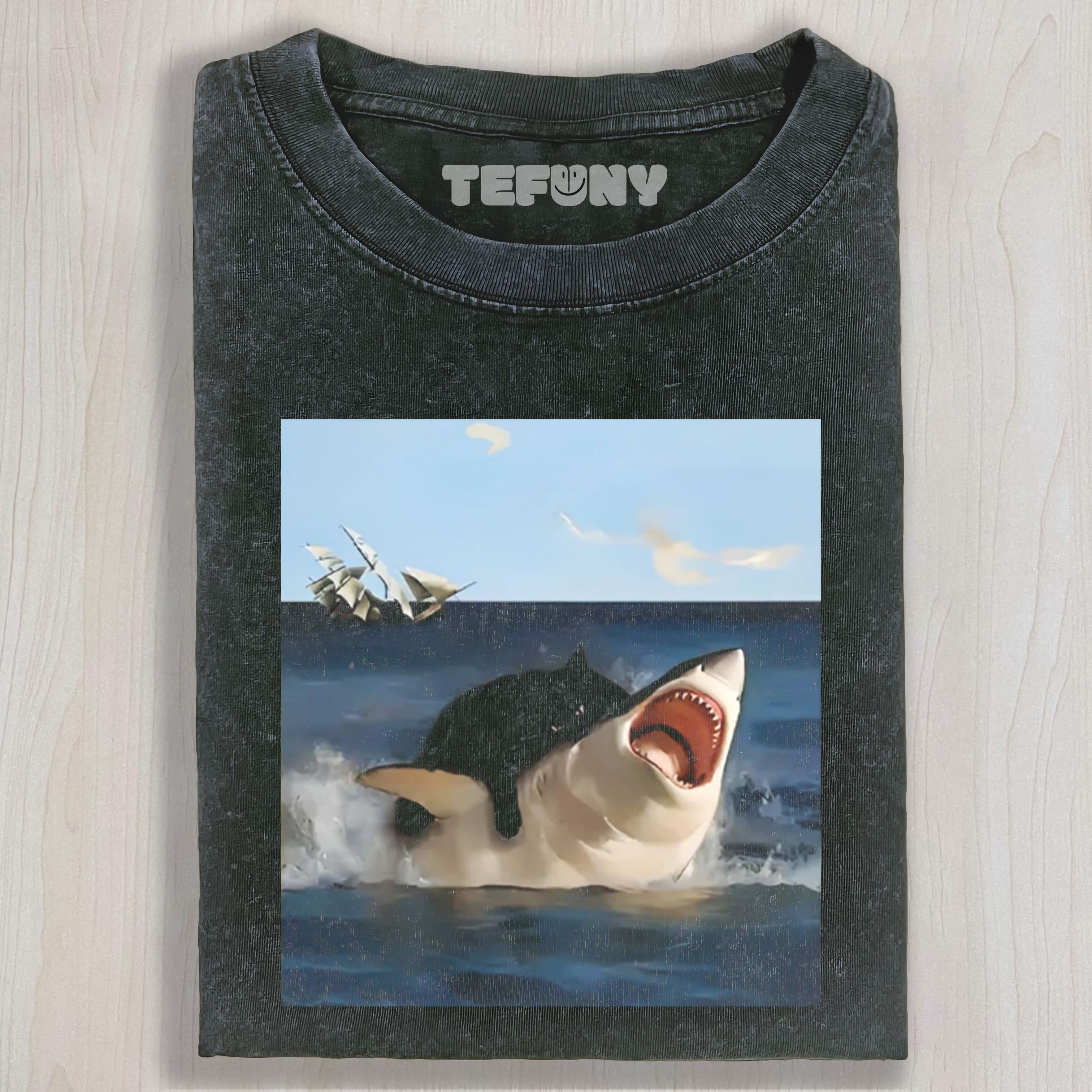 FAT CAT VS. SHARK TEE & SWEAT & HOOD