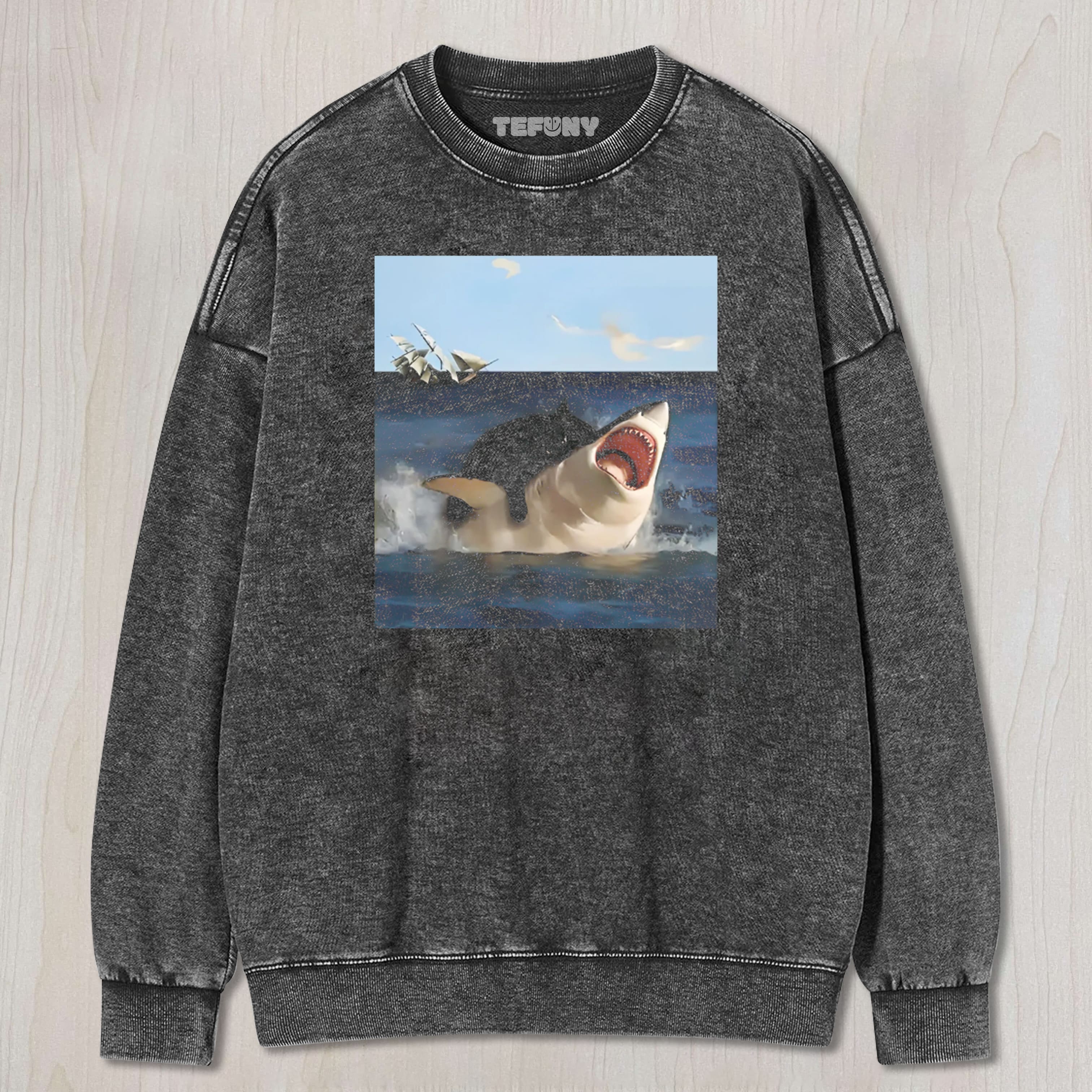 FAT CAT VS. SHARK TEE & SWEAT & HOOD