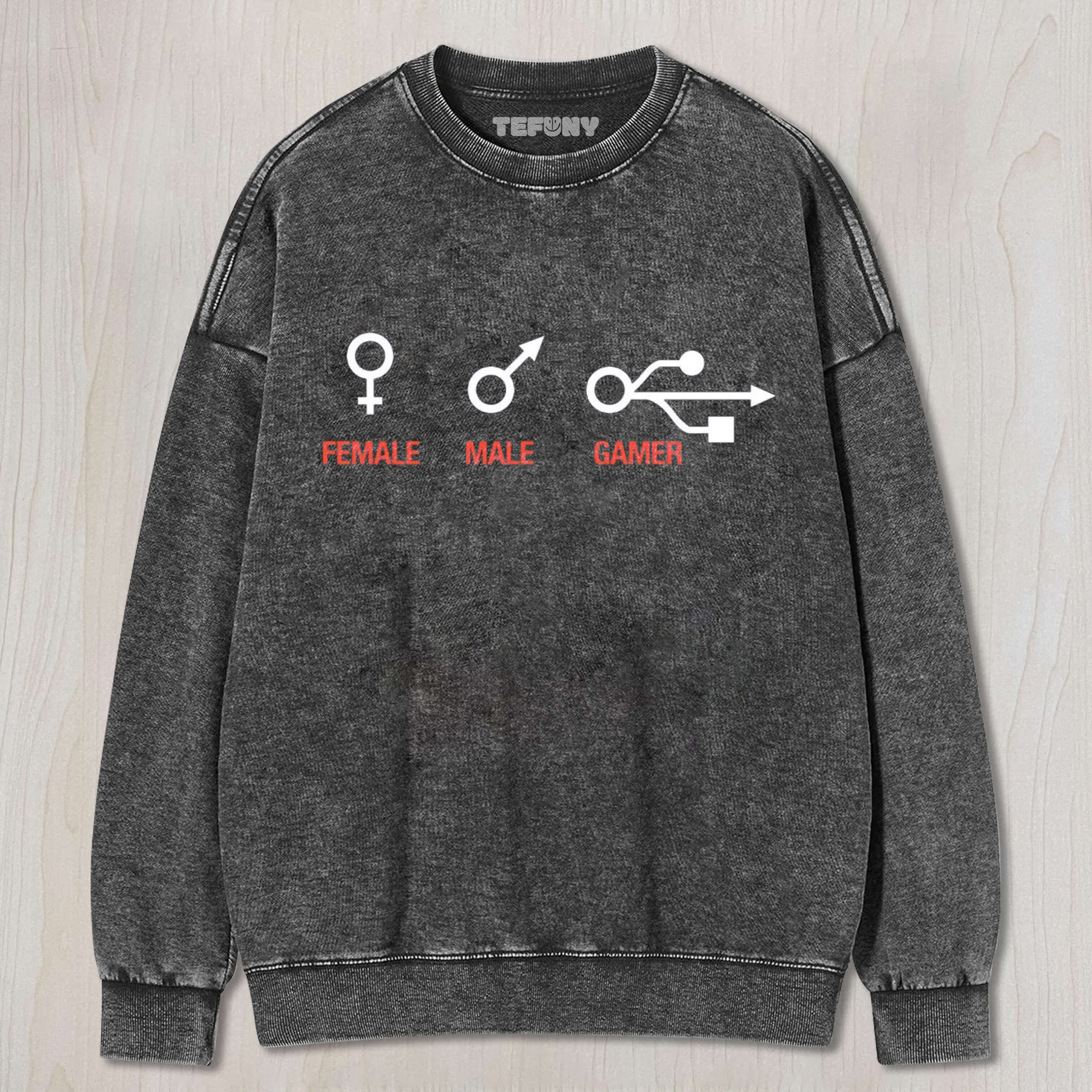 FEMALE MALE GAMER TEE & SWEAT & HOOD