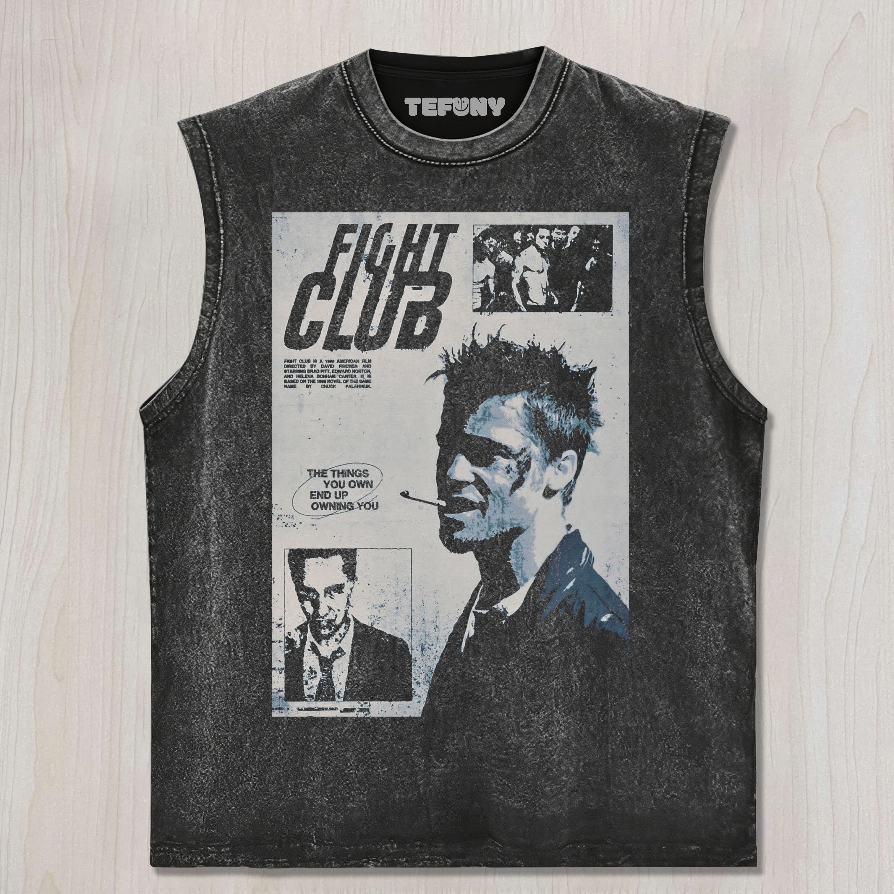 FIGHT CLUB V8 UNISEX TEE, TANK TOP, LAYERED LS, SWEATSHIRT & HOODIE