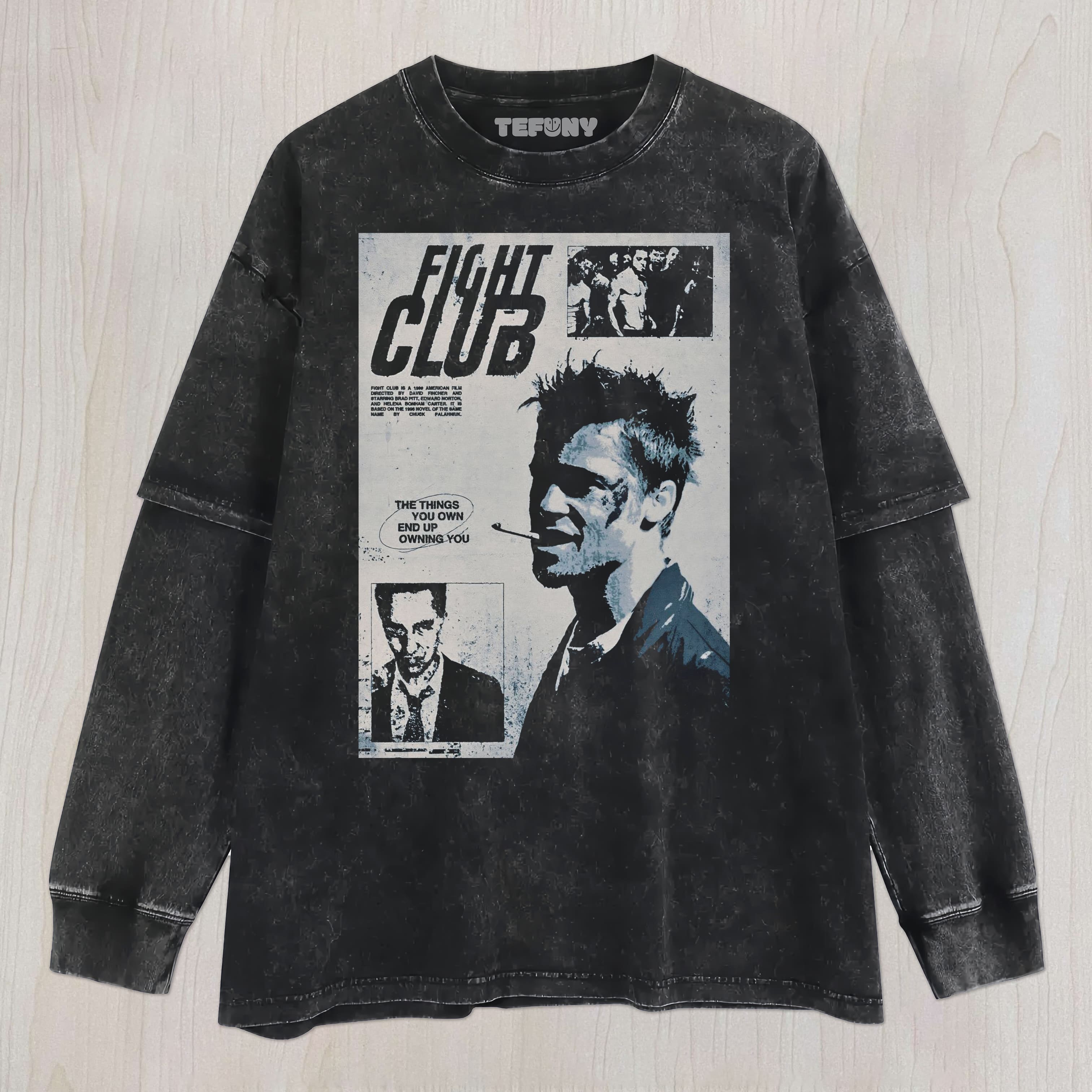 FIGHT CLUB V8 UNISEX TEE, TANK TOP, LAYERED LS, SWEATSHIRT & HOODIE