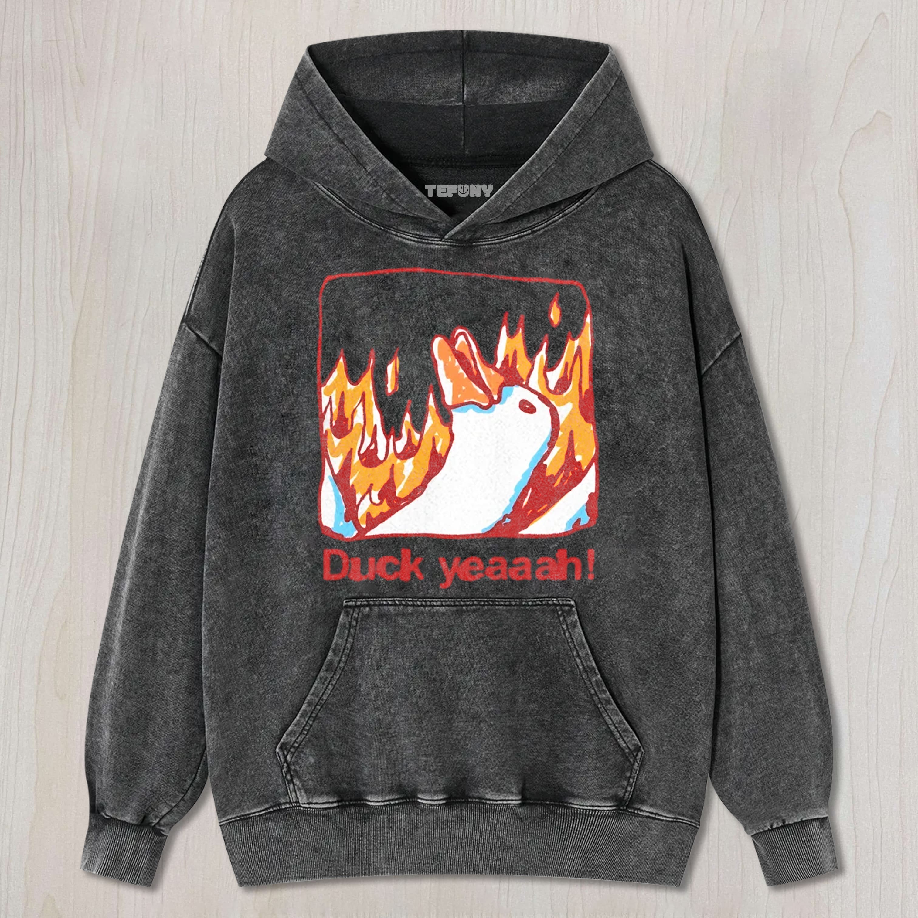 FIRE DUCK YEAH TEE & SWEAT & HOOD
