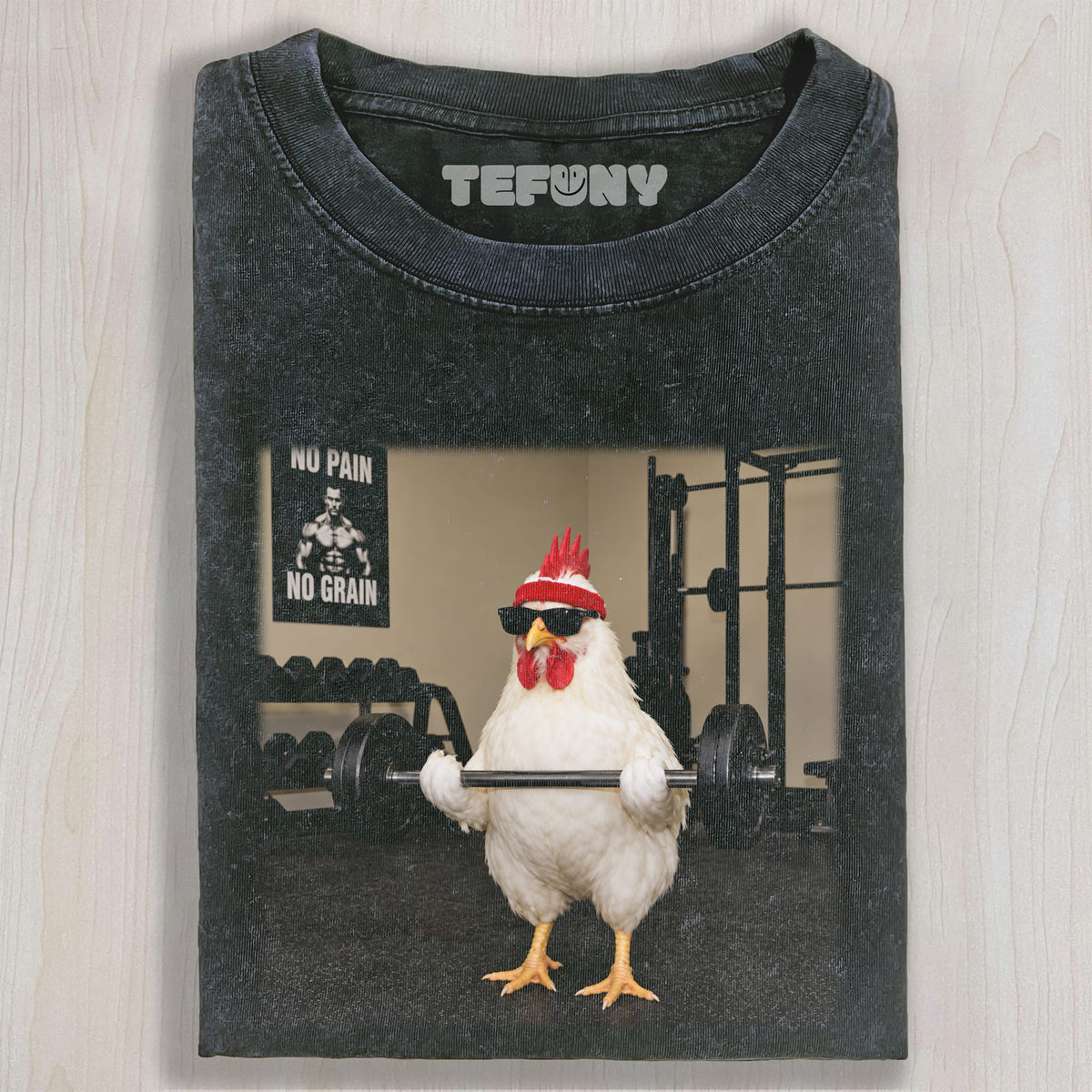 FITNESS CHICKEN UNISEX TEE, TANK TOP, LAYERED LS, SWEATSHIRT & HOODIE