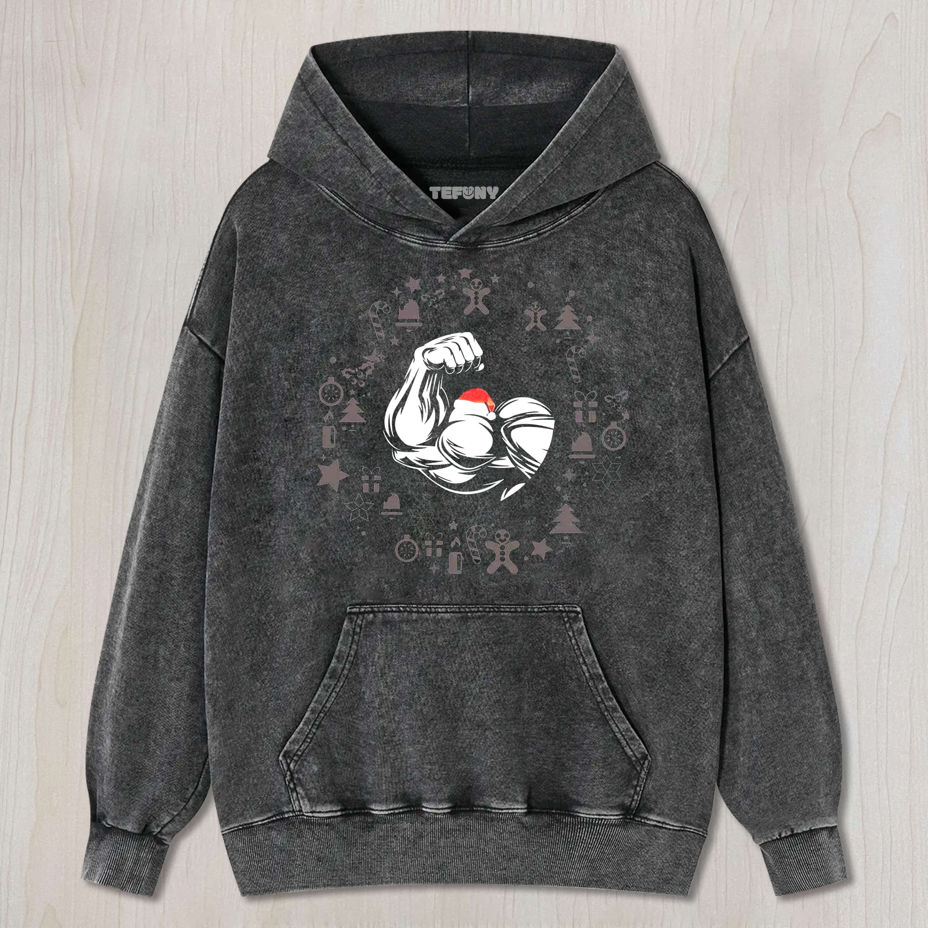 FITNESS SANTA CLAUS TEE & SWEAT & HOOD