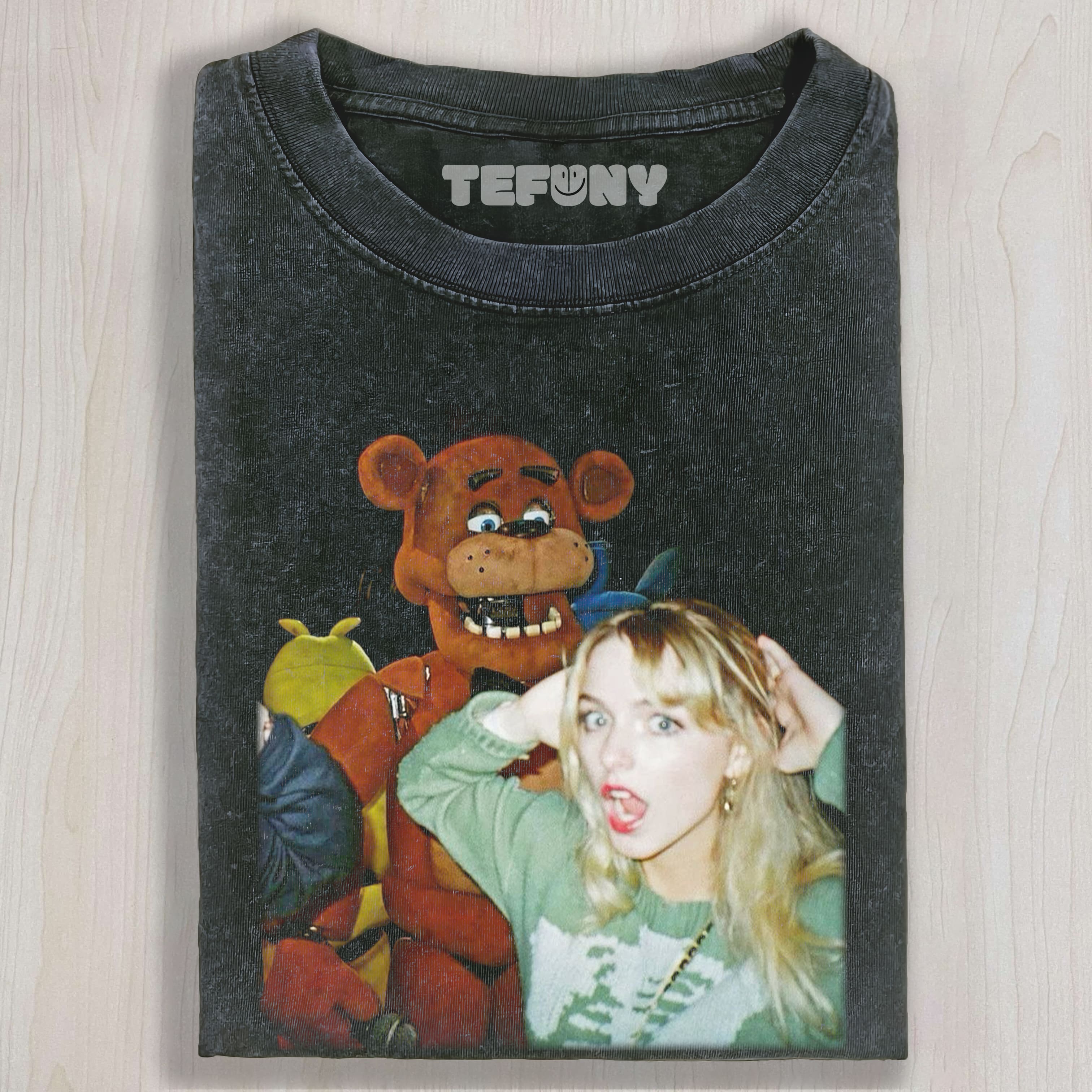 FIVE NIGHTS AT FREDDY AND MCKENNA GRACE TEE & SWEAT & HOOD