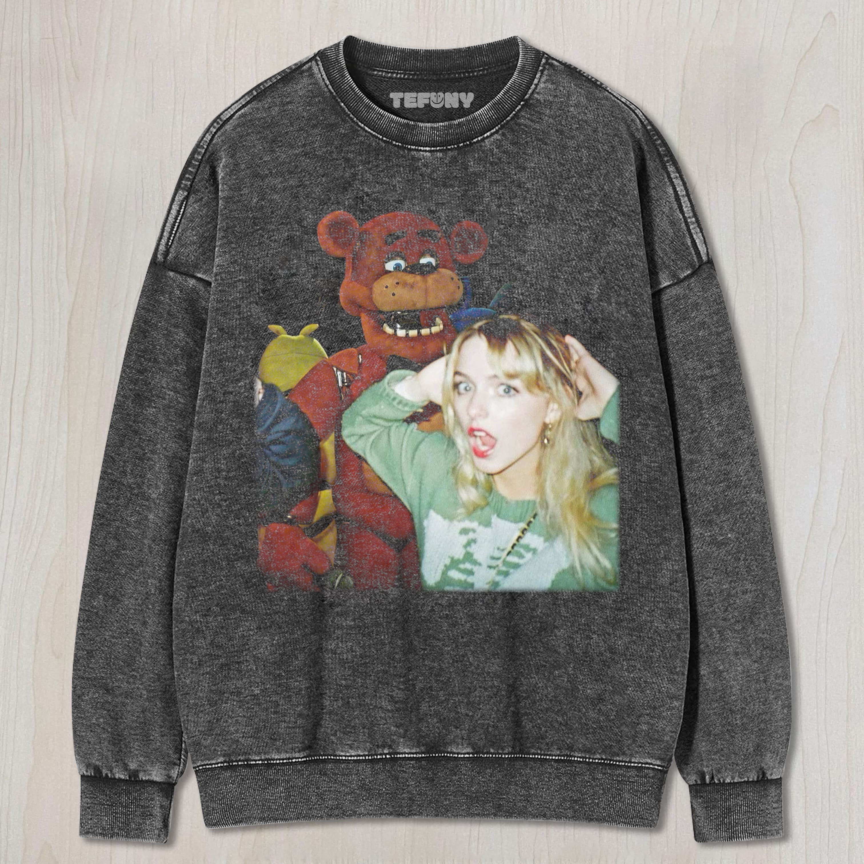 FIVE NIGHTS AT FREDDY AND MCKENNA GRACE TEE & SWEAT & HOOD