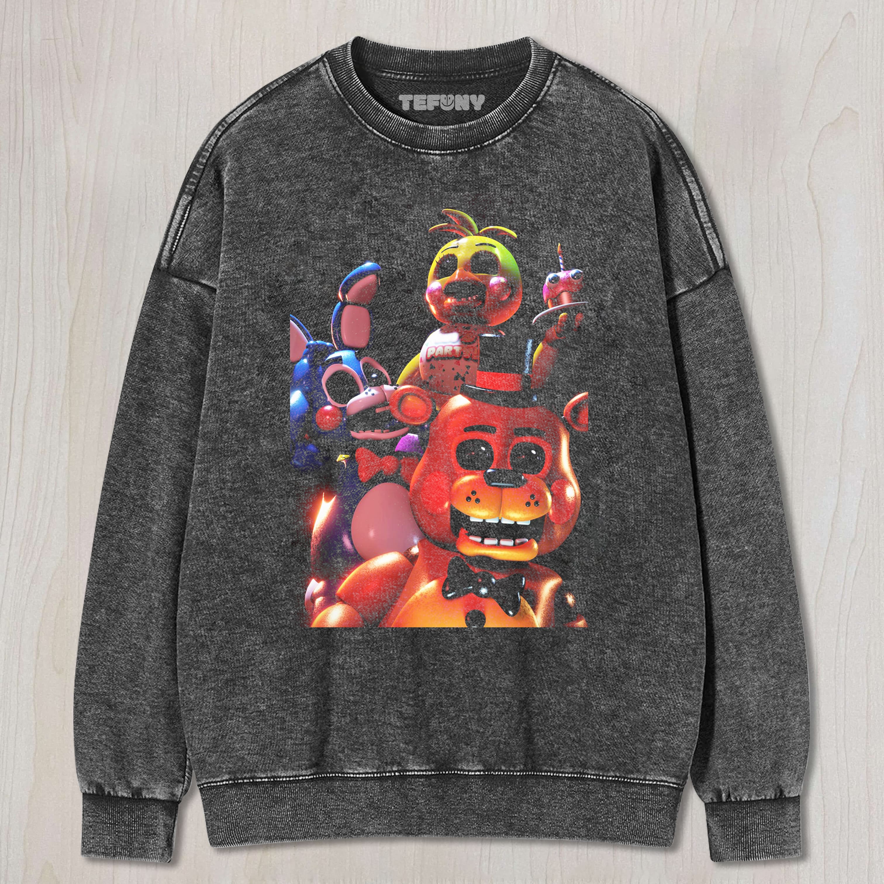 FIVE NIGHTS AT FREDDY'S 2 FNAF 2 V15 TEE & SWEAT & HOOD
