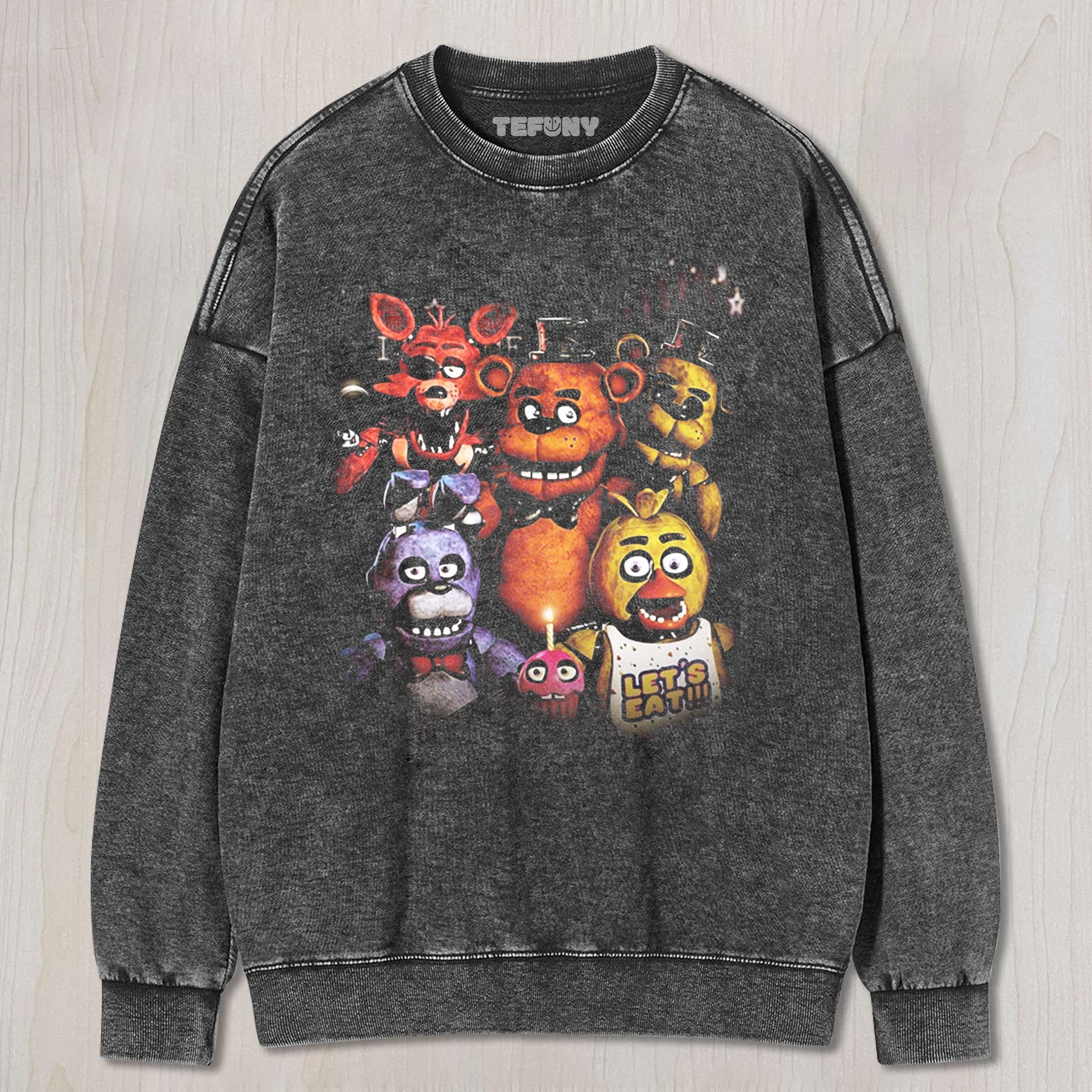 FIVE NIGHTS AT FREDDY'S 2 FNAF 2 V21 TEE & SWEAT & HOOD