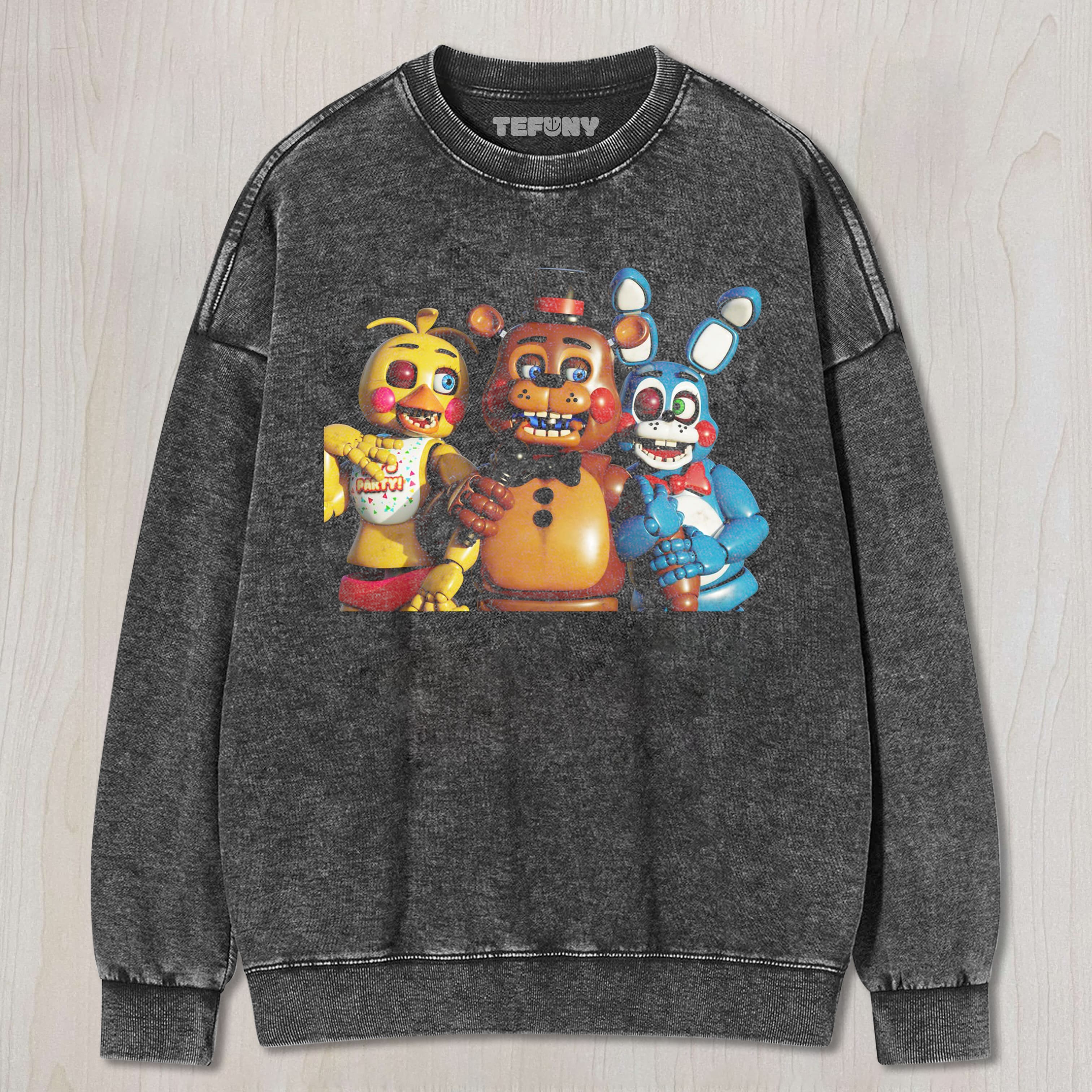 FIVE NIGHTS AT FREDDY'S 2 FNAF 2 V8 TEE & SWEAT & HOOD