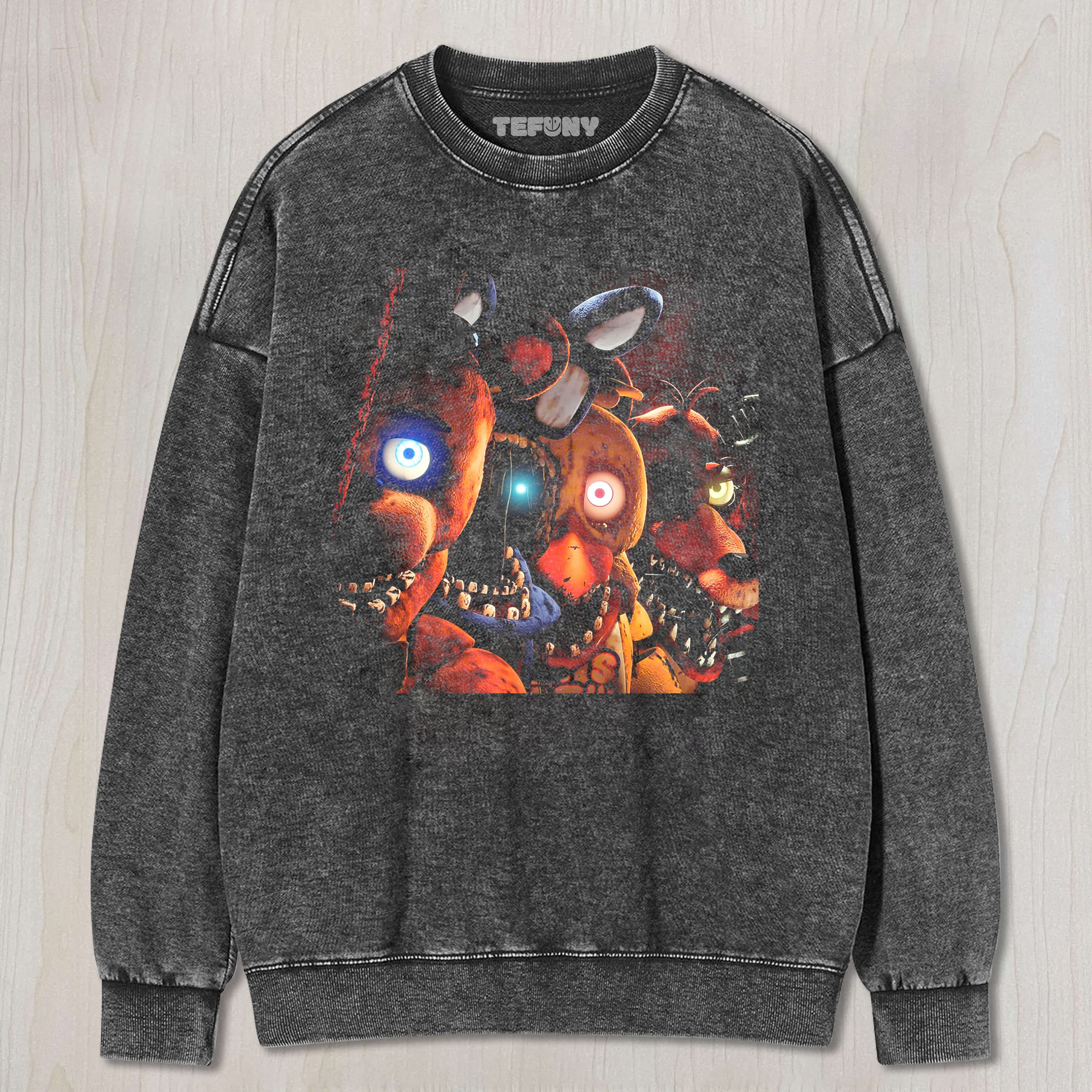FIVE NIGHTS AT FREDDY'S 2 FNAF 2 V9 TEE & SWEAT & HOOD