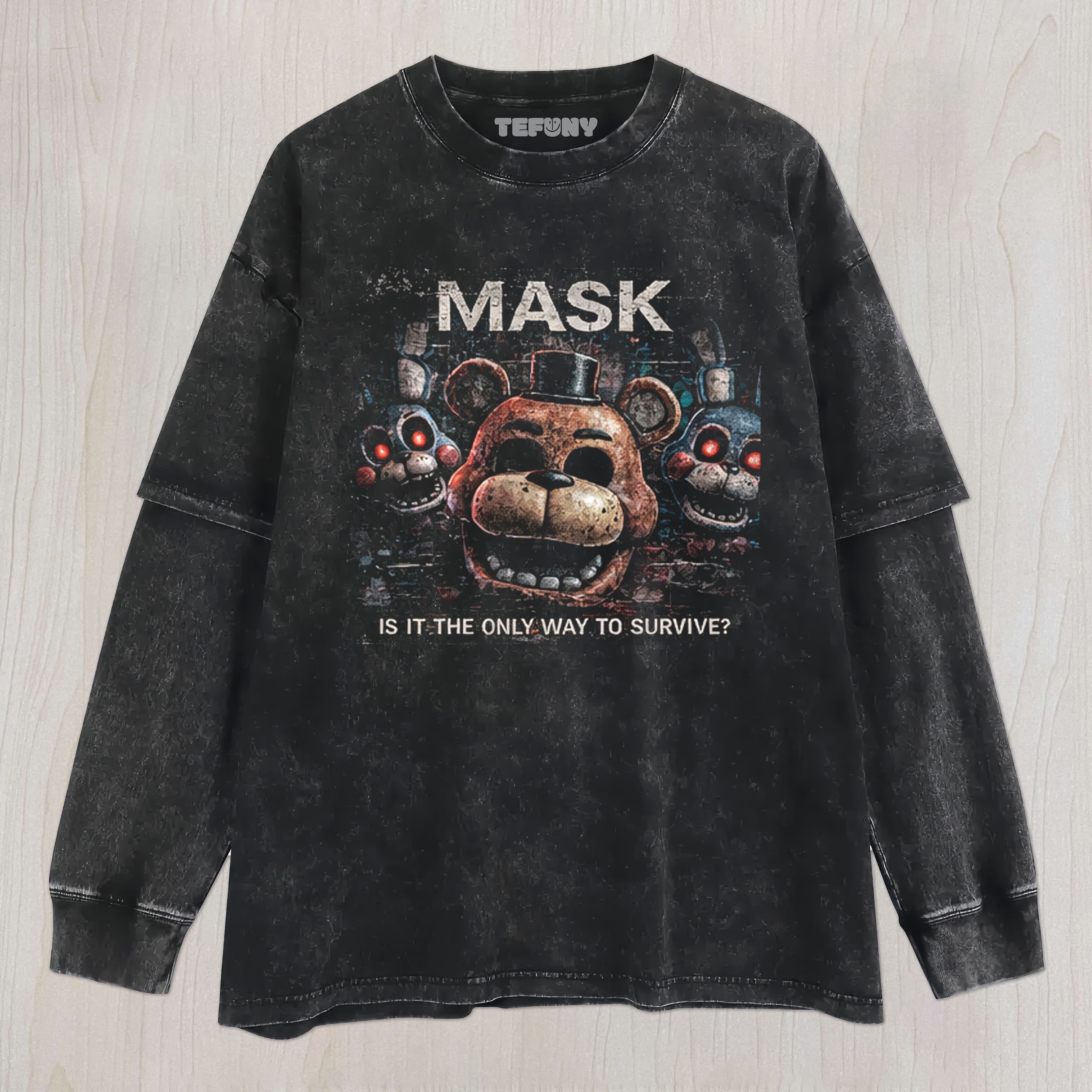 FIVE NIGHTS AT FREDDY'S 2 V1 UNISEX TEE, TANK TOP, LAYERED LS, SWEATSHIRT & HOODIE