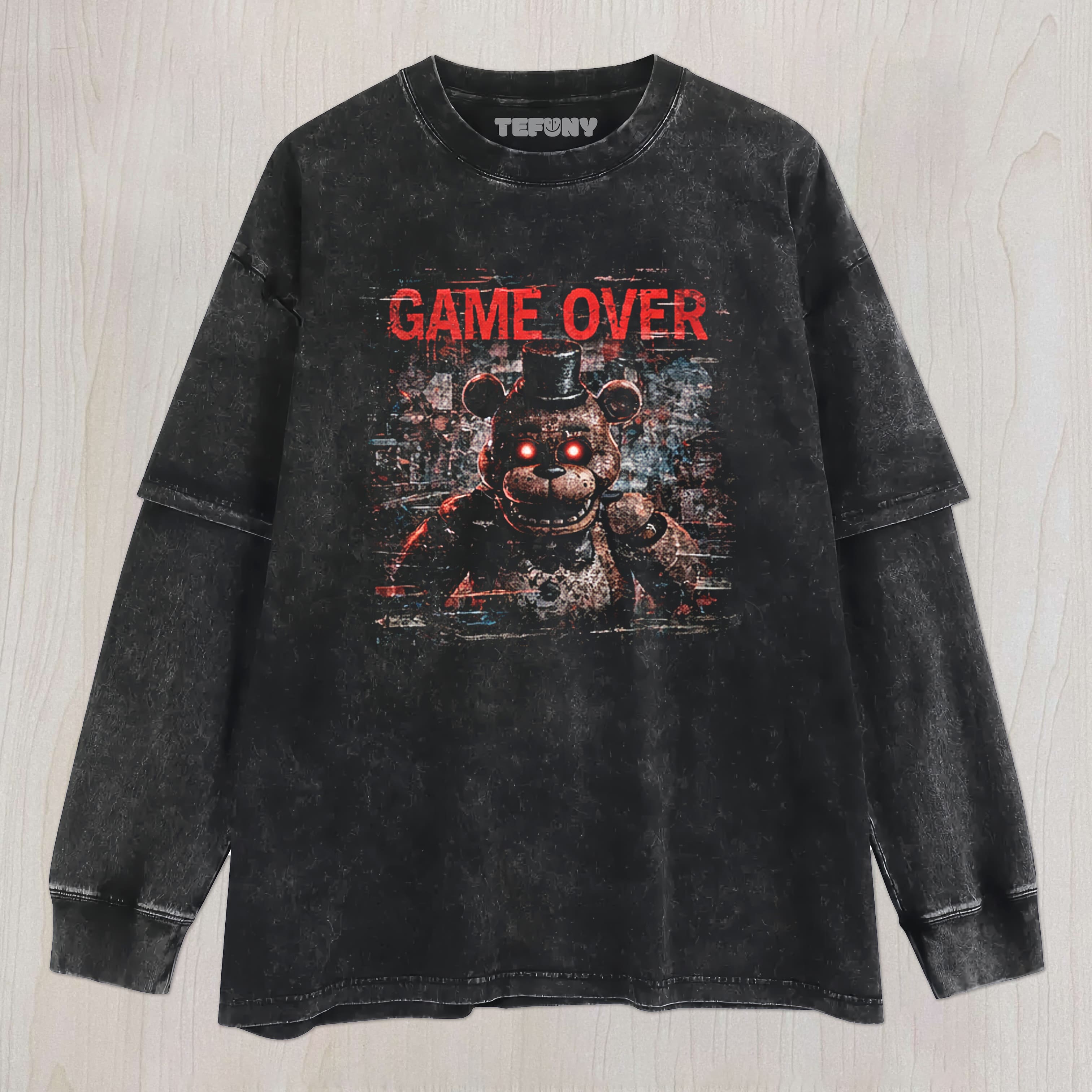 FIVE NIGHTS AT FREDDY'S 2 V4 UNISEX TEE, TANK TOP, LAYERED LS, SWEATSHIRT & HOODIE