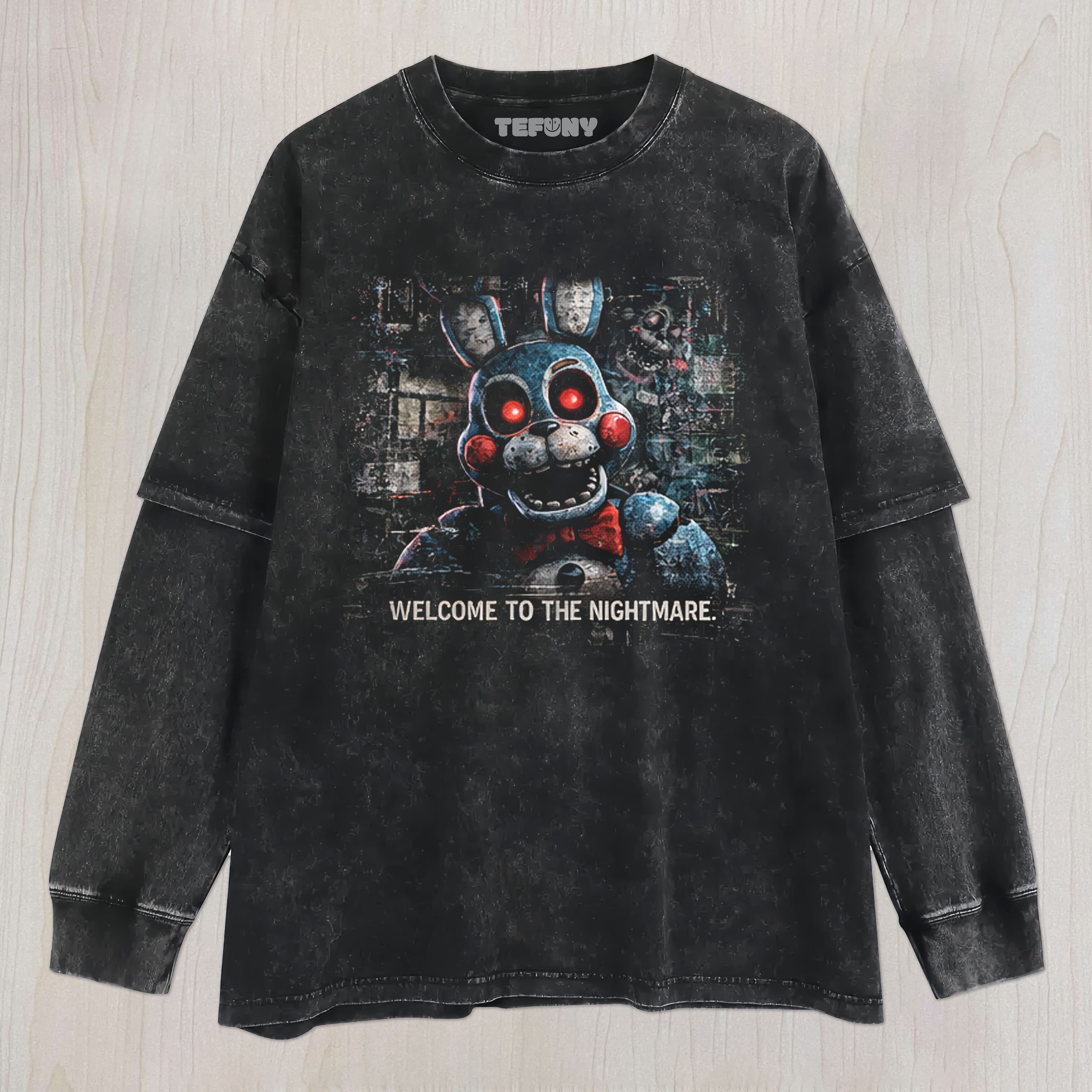 FIVE NIGHTS AT FREDDY'S 2 V5 UNISEX TEE, TANK TOP, LAYERED LS, SWEATSHIRT & HOODIE