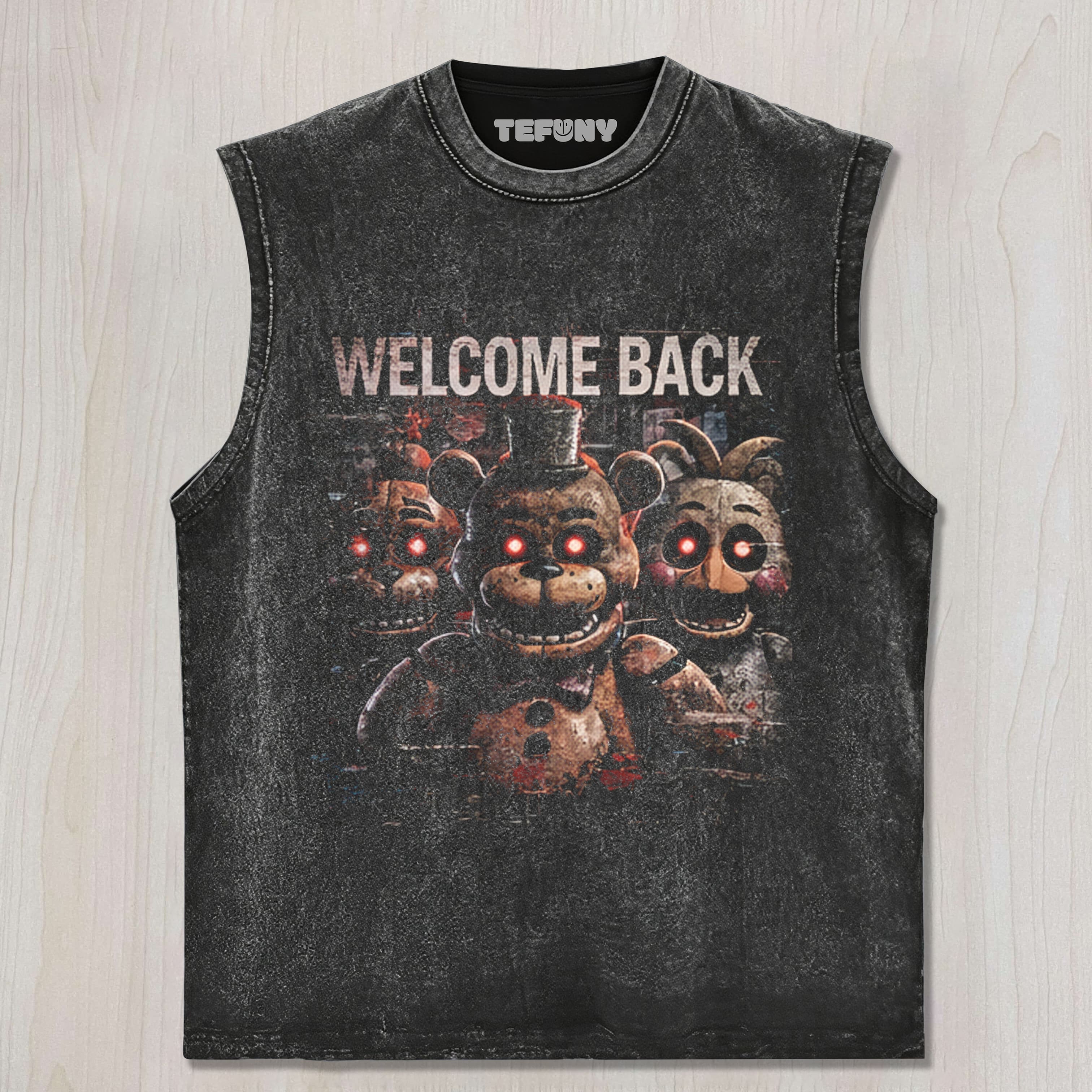 FIVE NIGHTS AT FREDDY'S 2 V8 UNISEX TEE, TANK TOP, LAYERED LS, SWEATSHIRT & HOODIE