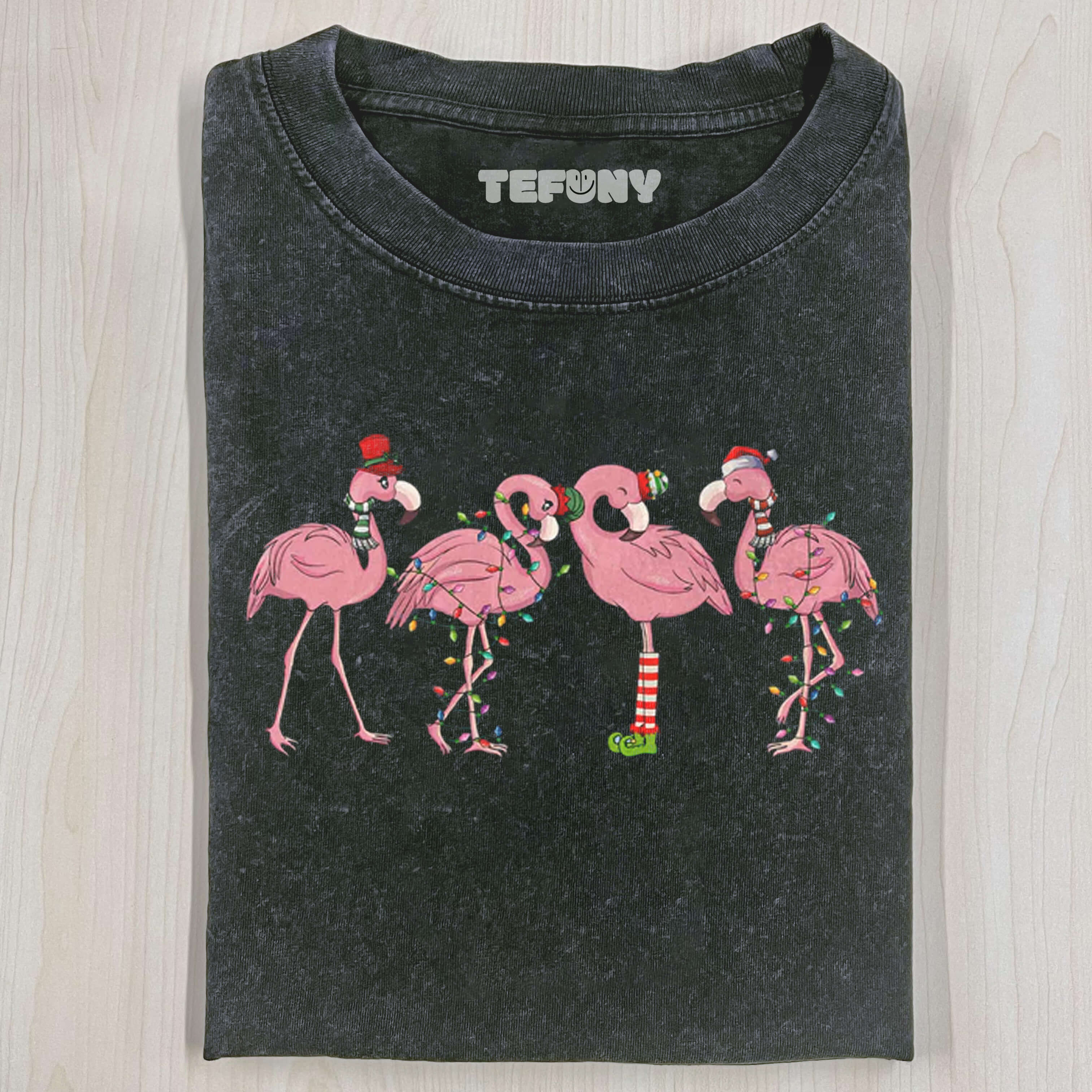 FLAMINGO CHRISTMAS SHIRT