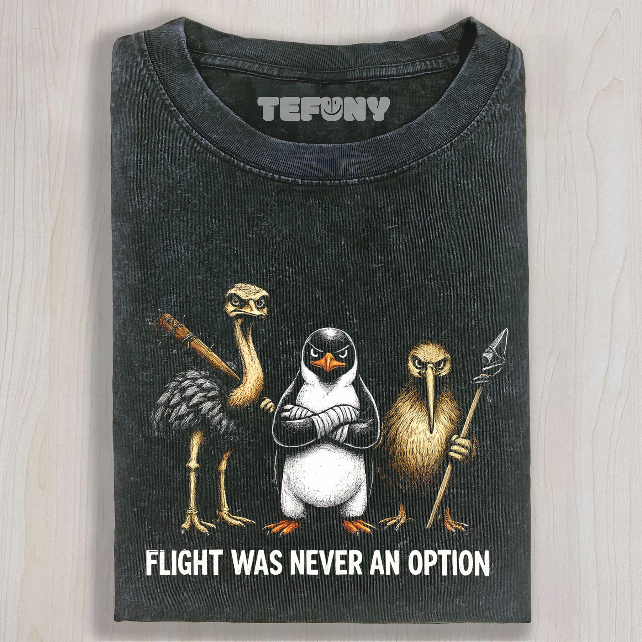 FLIGHT WAS NEVER AN OPTION V10 UNISEX TEE, TANK TOP, LAYERED LS, SWEATSHIRT & HOODIE