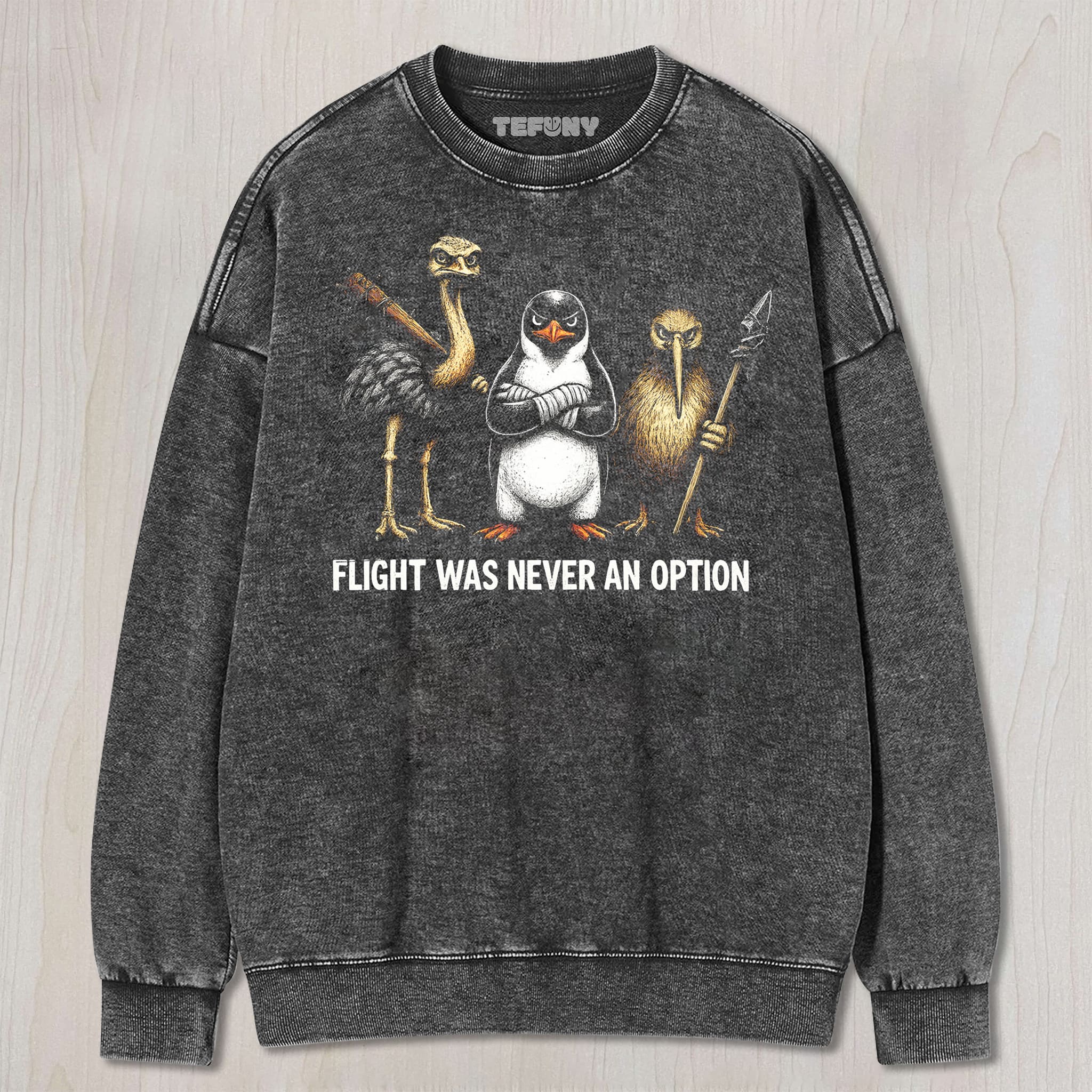 FLIGHT WAS NEVER AN OPTION V10 UNISEX TEE, TANK TOP, LAYERED LS, SWEATSHIRT & HOODIE