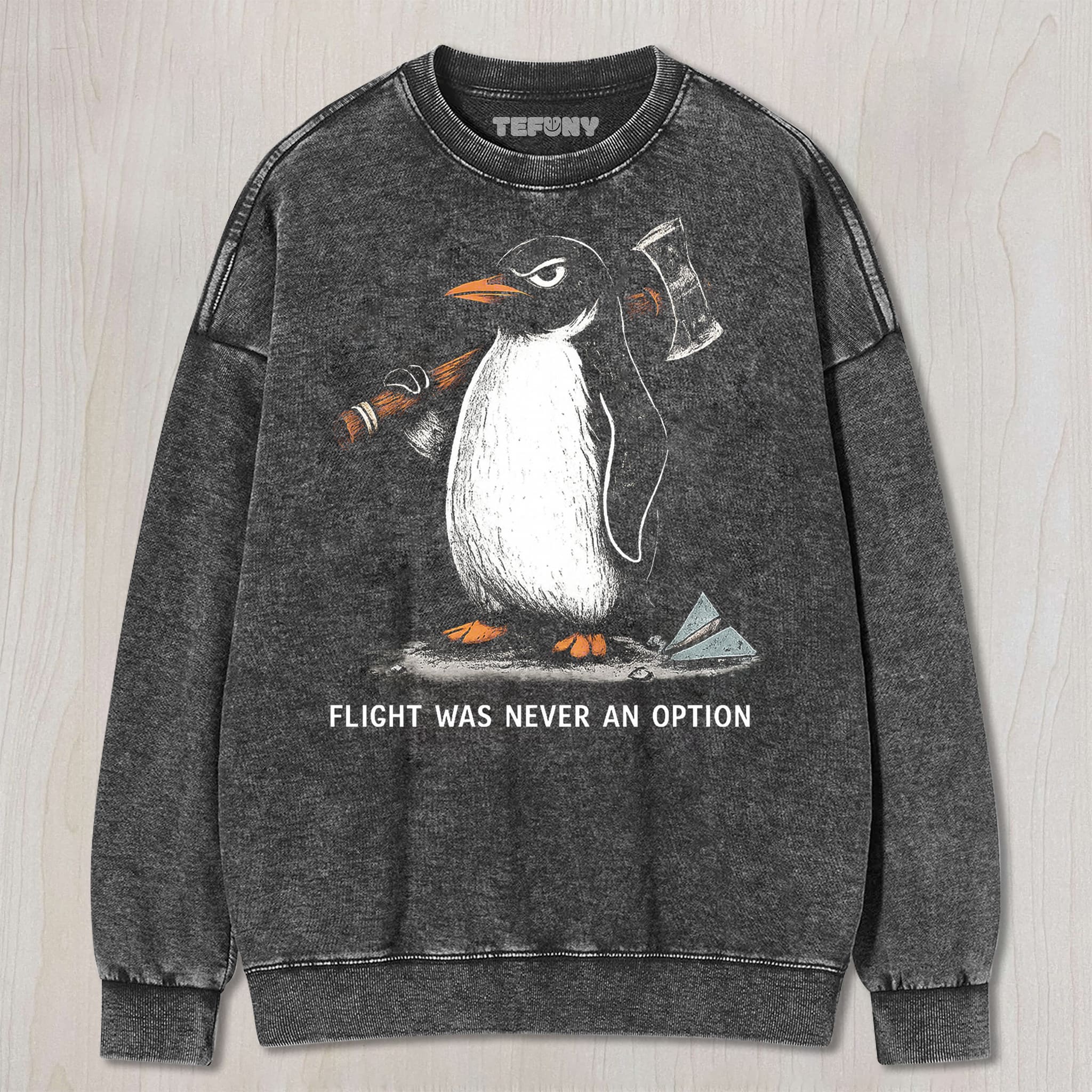FLIGHT WAS NEVER AN OPTION V2 UNISEX TEE, TANK TOP, LAYERED LS, SWEATSHIRT & HOODIE