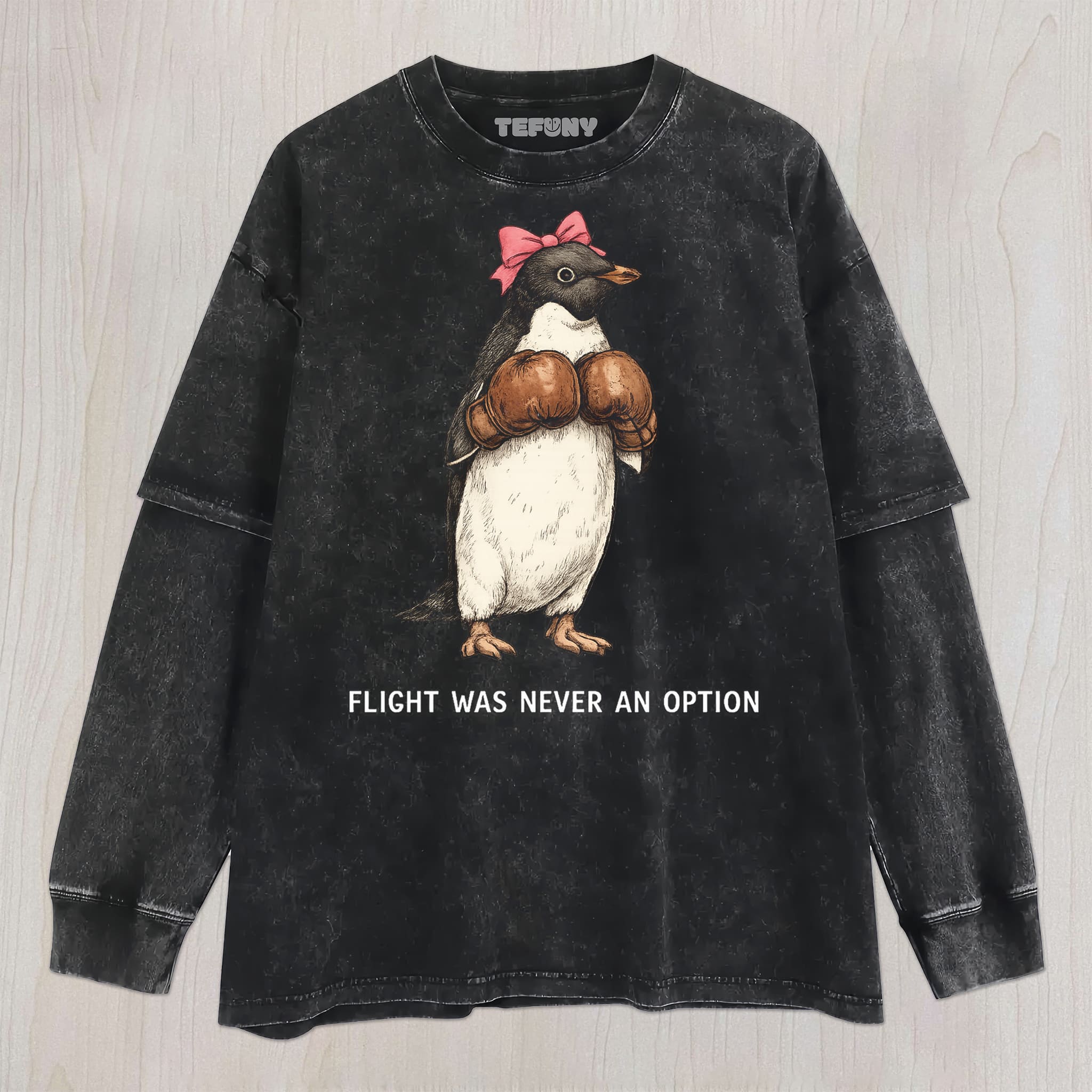 FLIGHT WAS NEVER AN OPTION V4 UNISEX TEE, TANK TOP, LAYERED LS, SWEATSHIRT & HOODIE