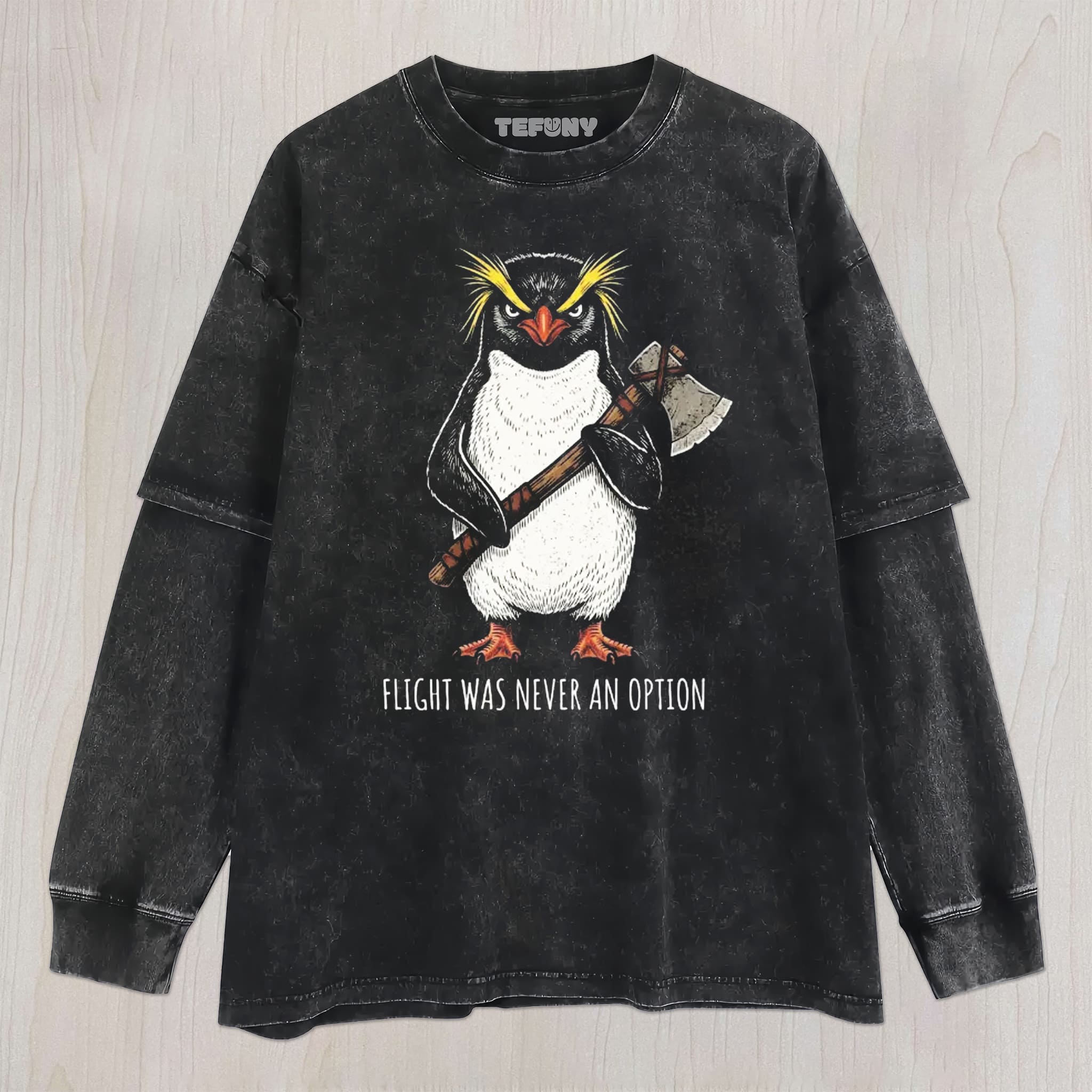 FLIGHT WAS NEVER AN OPTION V6 UNISEX TEE, TANK TOP, LAYERED LS, SWEATSHIRT & HOODIE