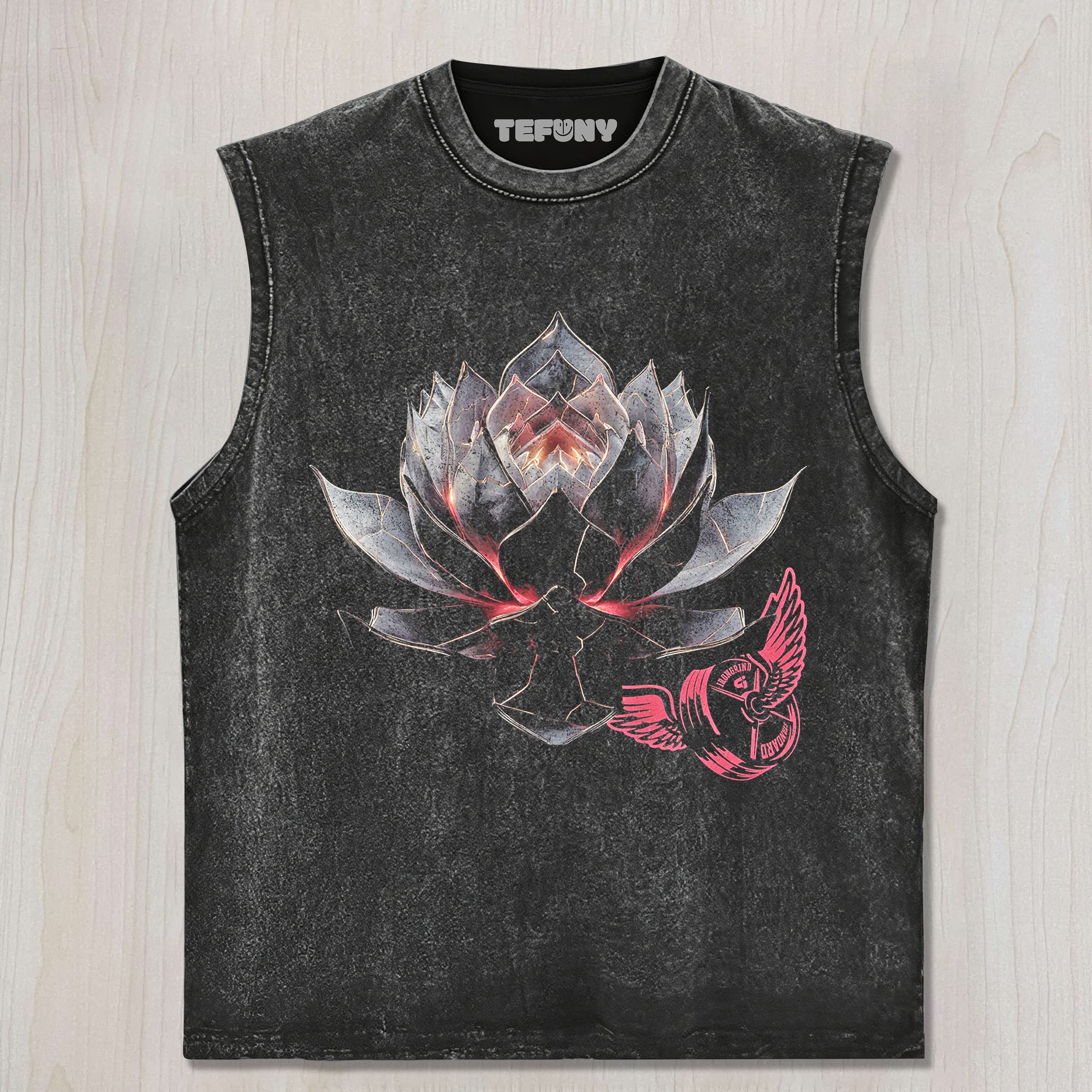 FLORAE IRON LOTUS TANK TOP