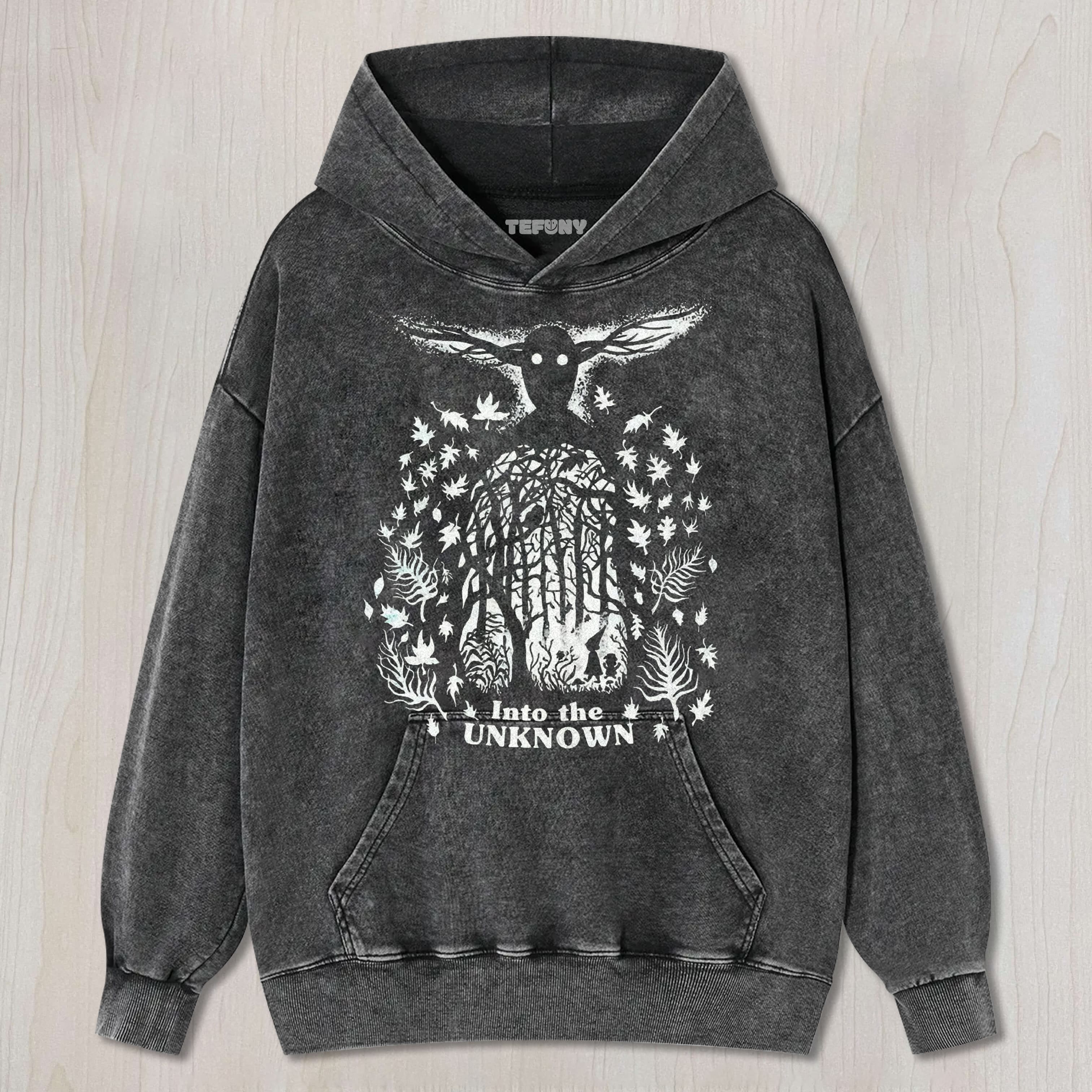 FOREST SPIRIT SILHOUETTE VINTAGE WASHED  UNISEX TEE, TANK TOP, LAYERED LS, SWEATSHIRT & HOODIE