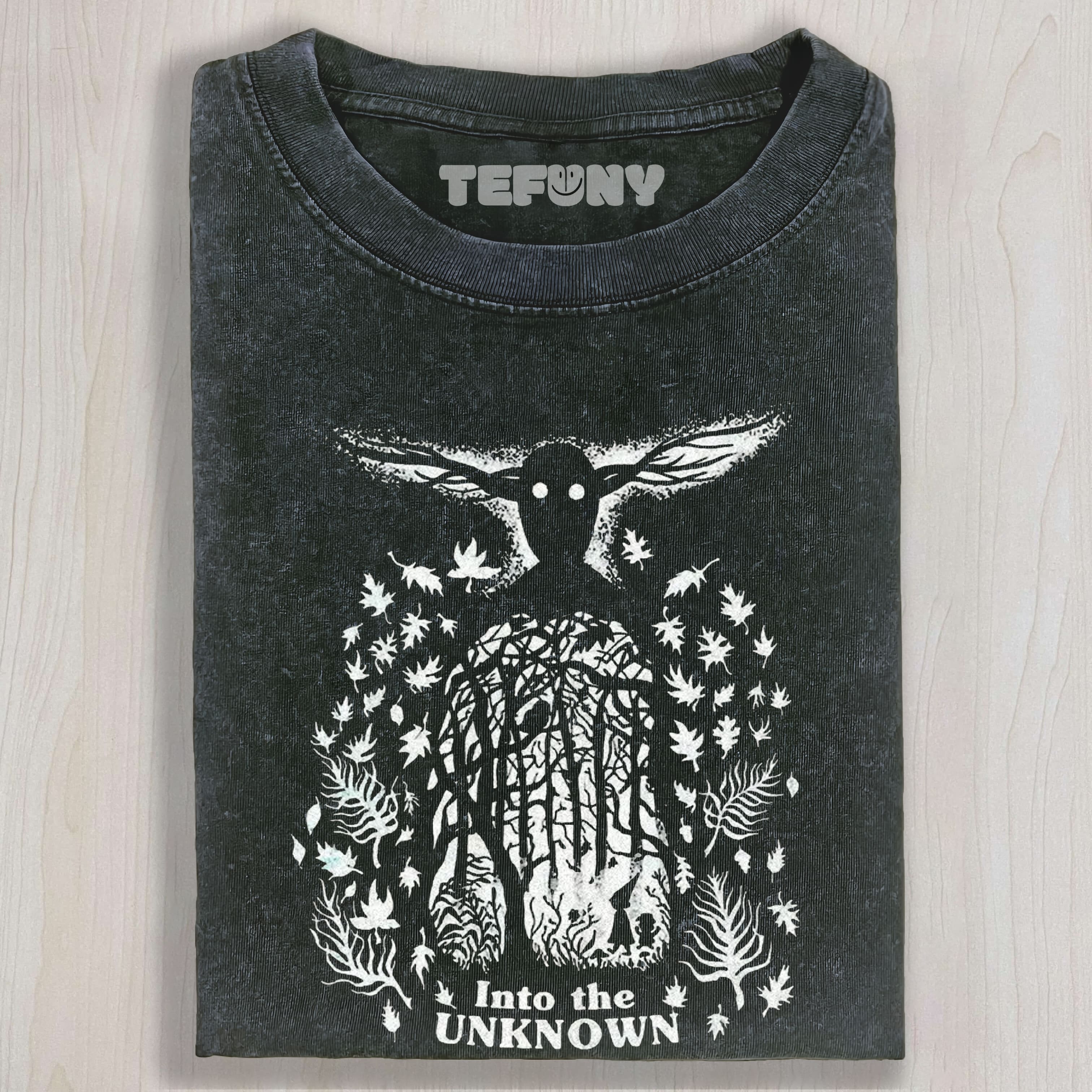 FOREST SPIRIT SILHOUETTE VINTAGE WASHED  UNISEX TEE, TANK TOP, LAYERED LS, SWEATSHIRT & HOODIE