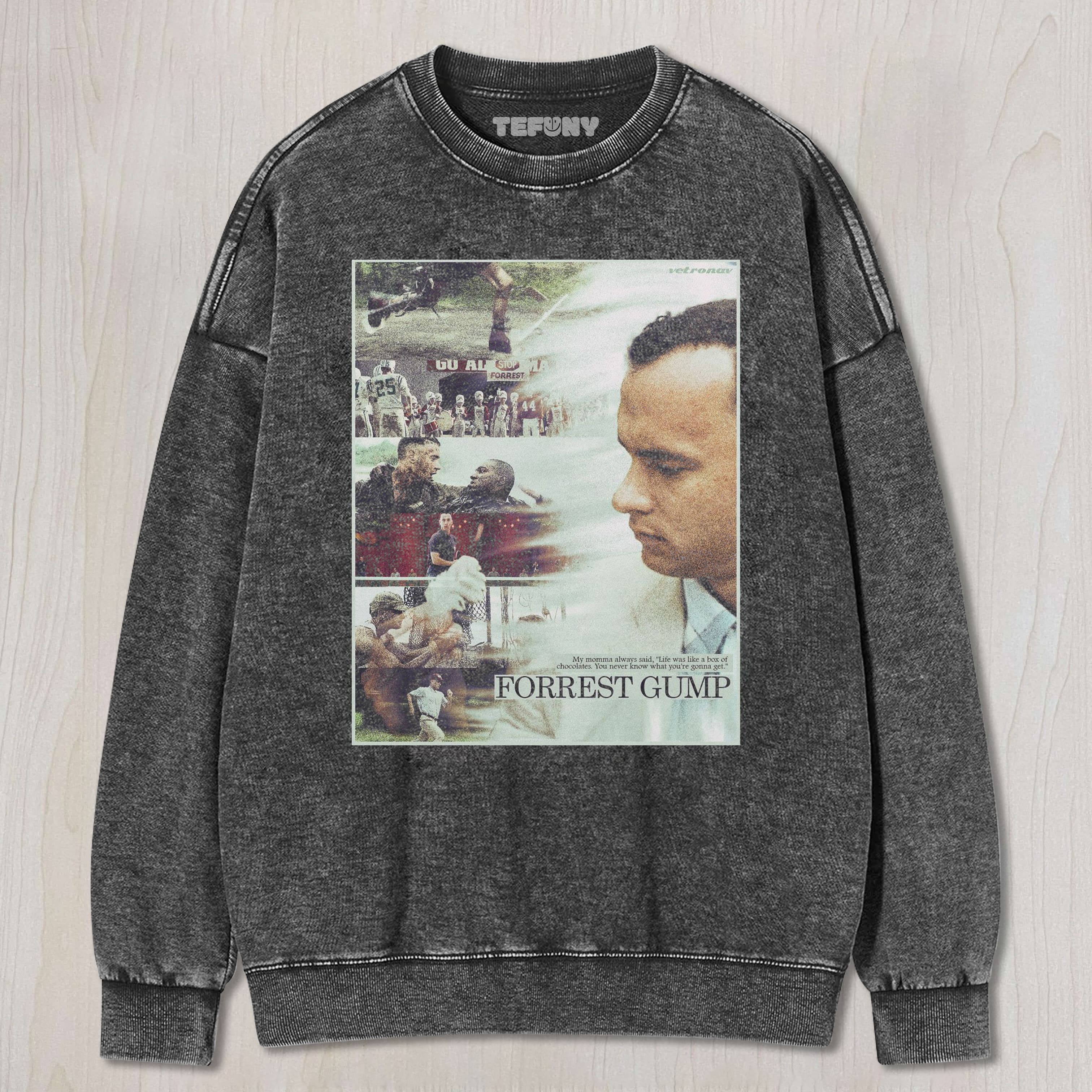 FORREST GUMP8 UNISEX TEE, TANK TOP, LAYERED LS, SWEATSHIRT & HOODIE