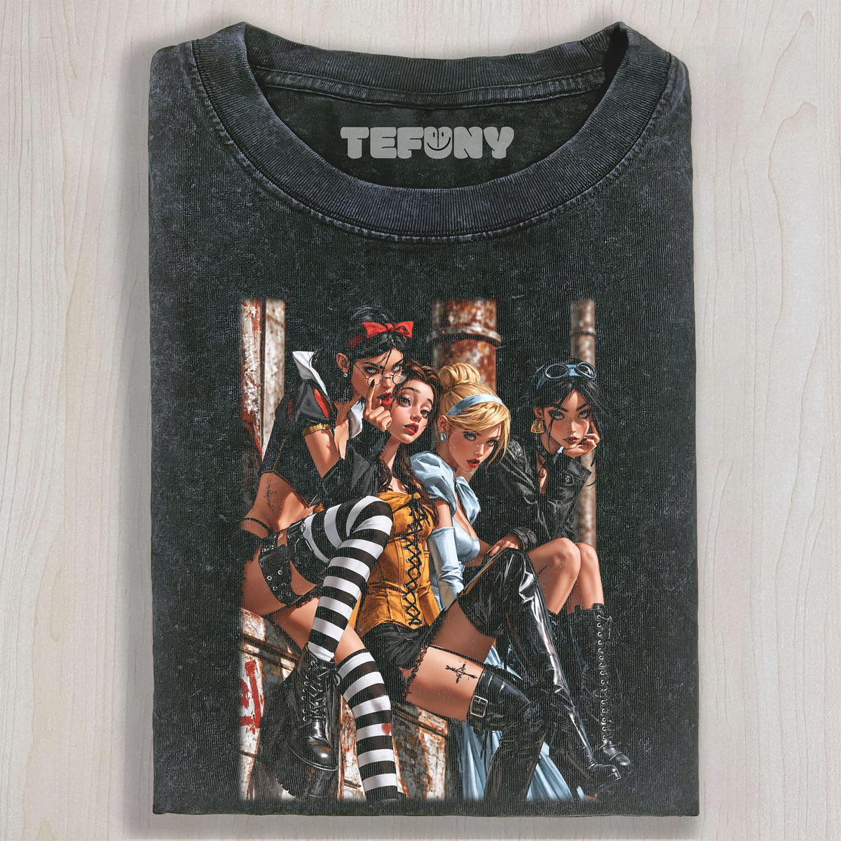 FOUR PRINCESSES UNISEX TEE, TANK TOP, LAYERED LS, SWEATSHIRT & HOODIE